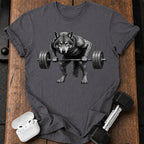 Wolf Barbell Row T-Shirt