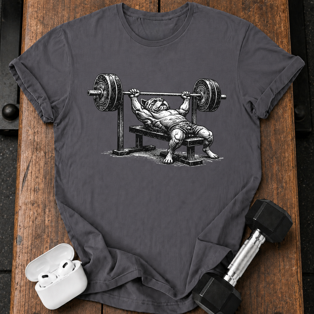 Bulldog Bench Press T-Shirt