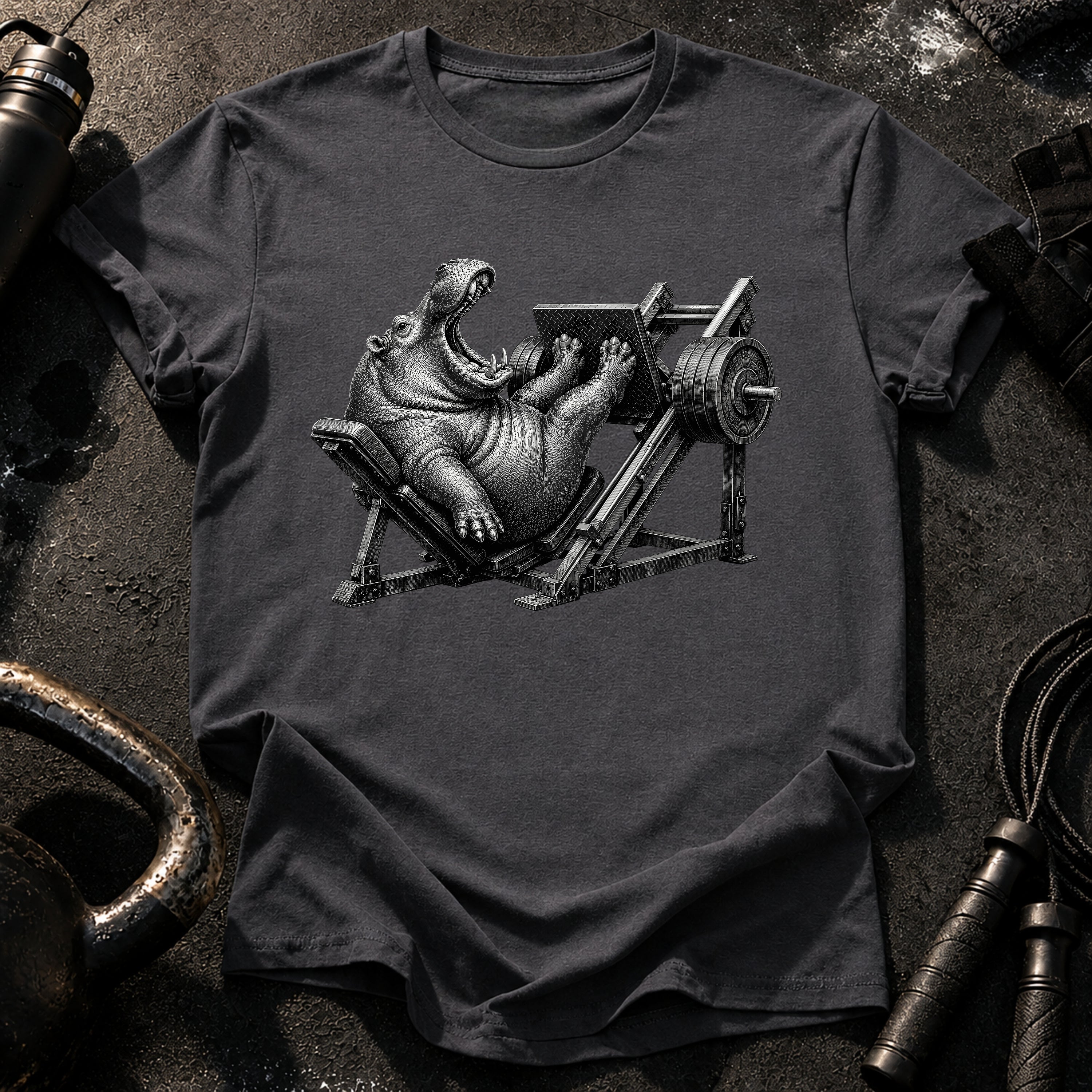 Hippo Leg Press T-Shirt