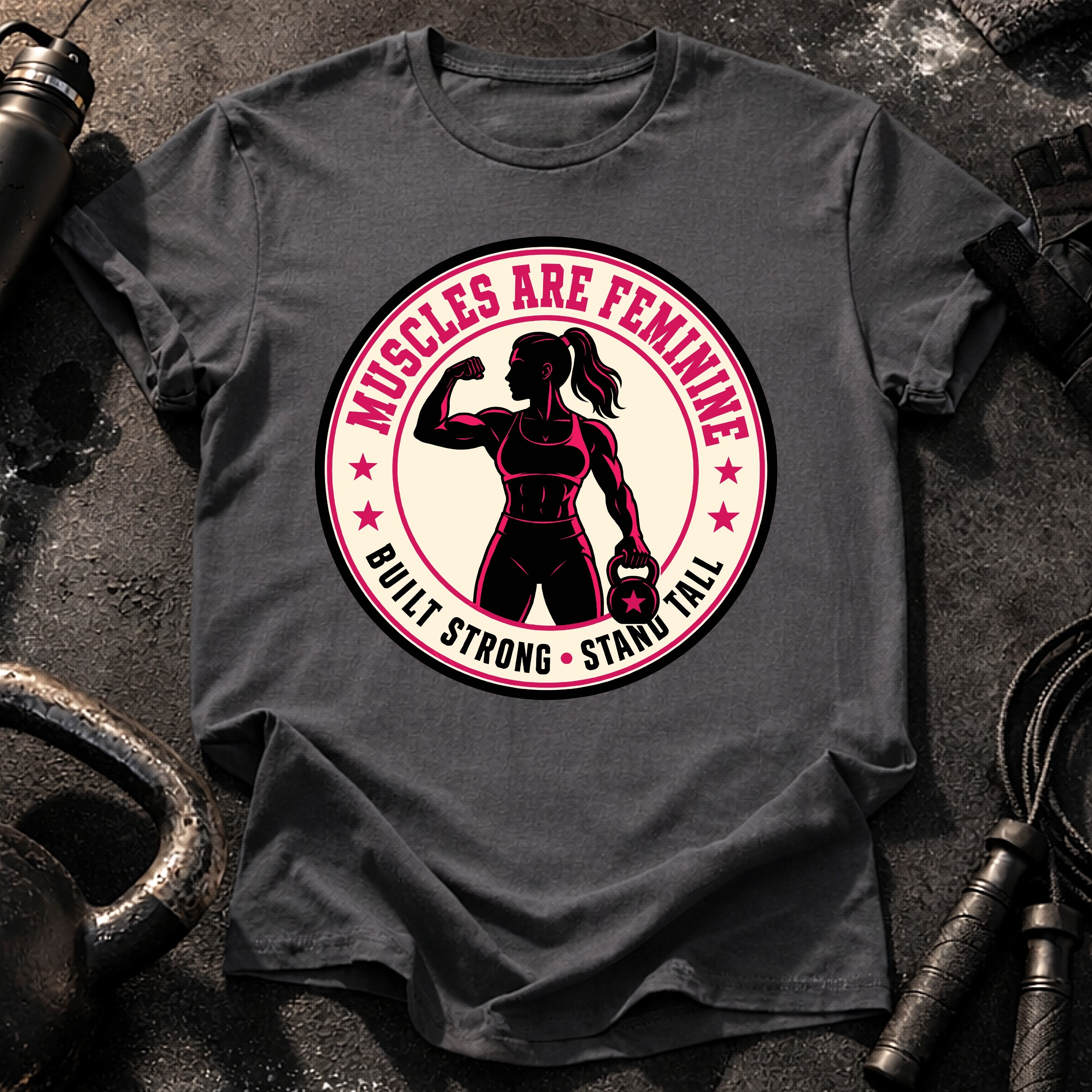 Muscles Are Feminine T-Shirt