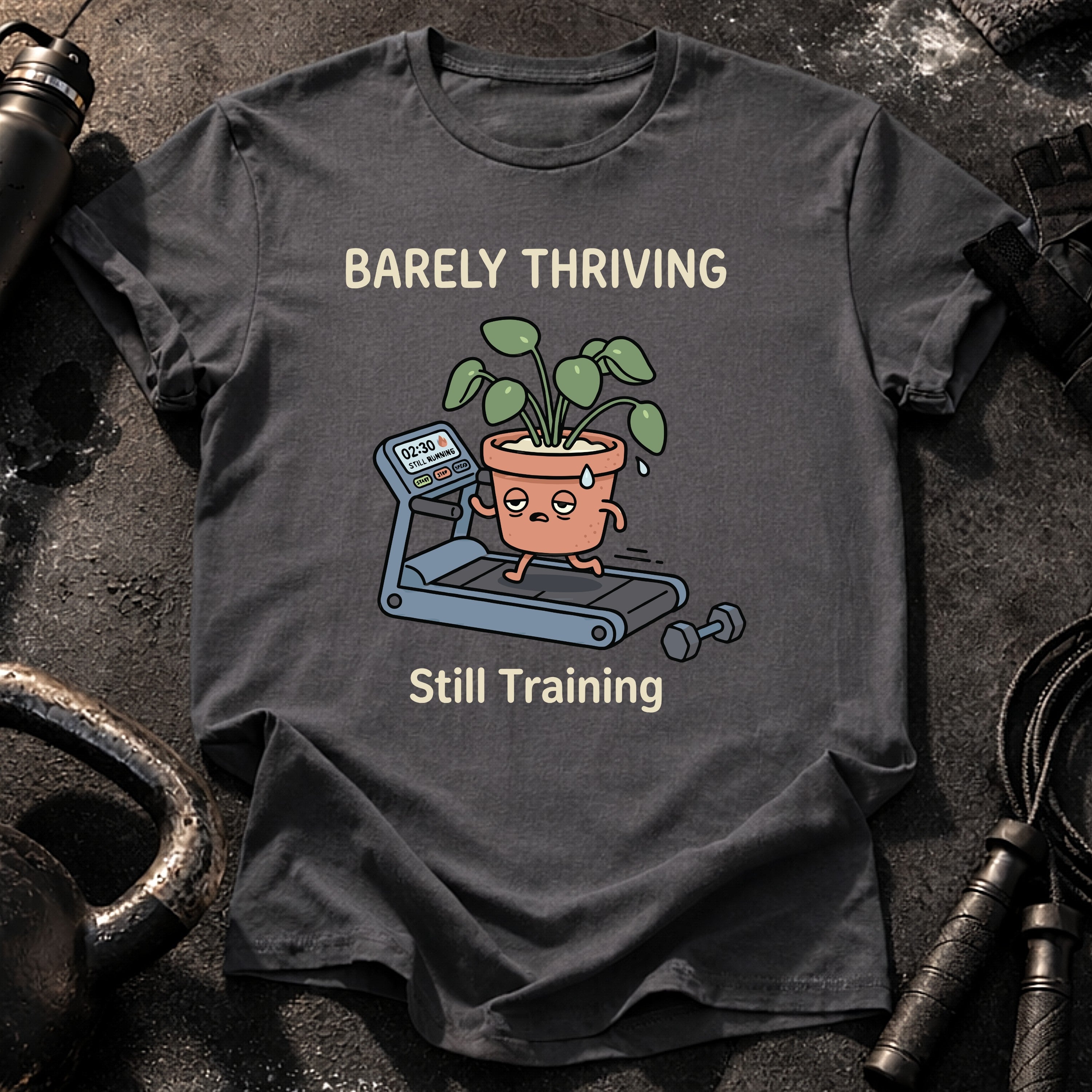 Barely Thriving Still Training T-Shirt