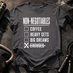 Non Negotiables Checklist T-Shirt