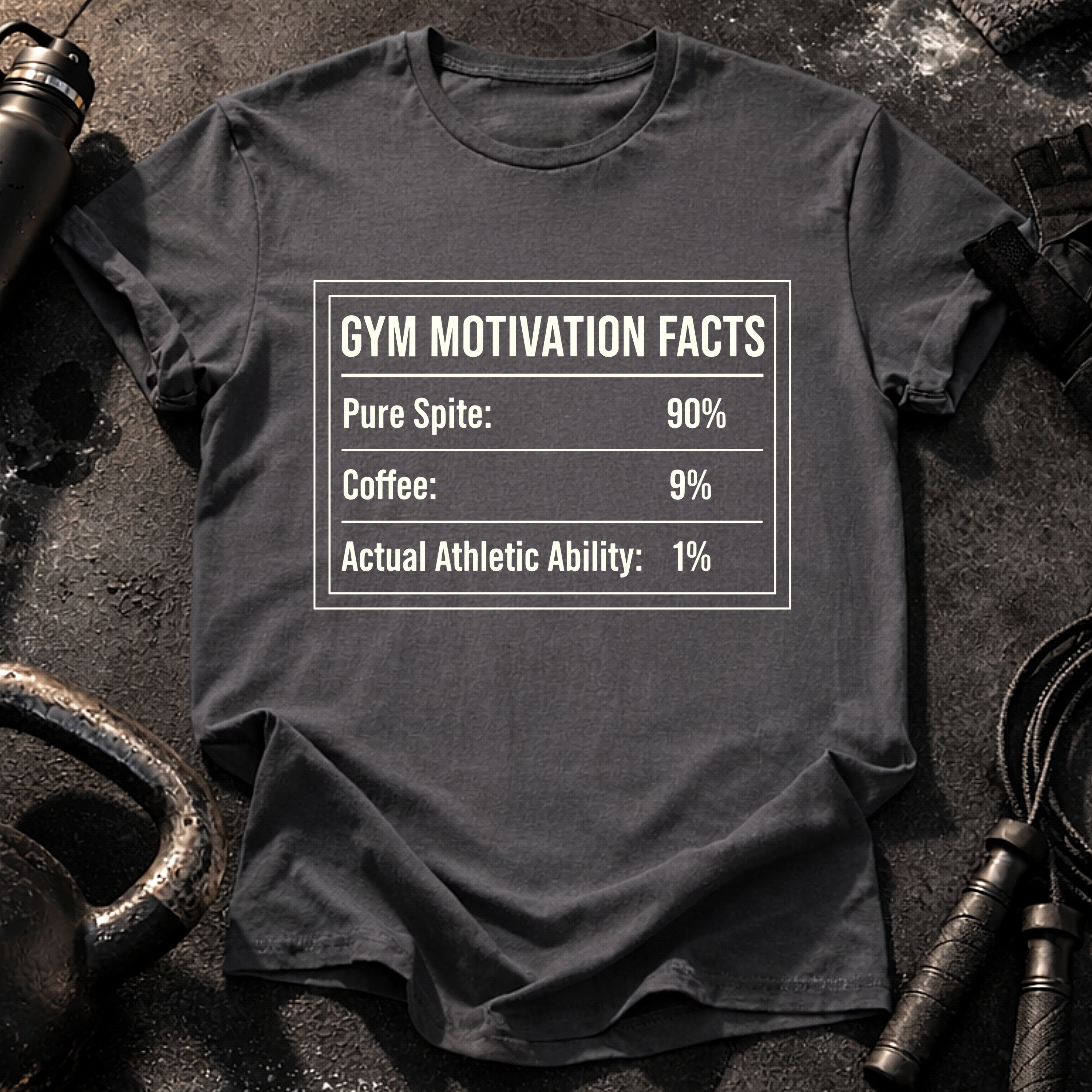 Motivation Facts Gym T-Shirt
