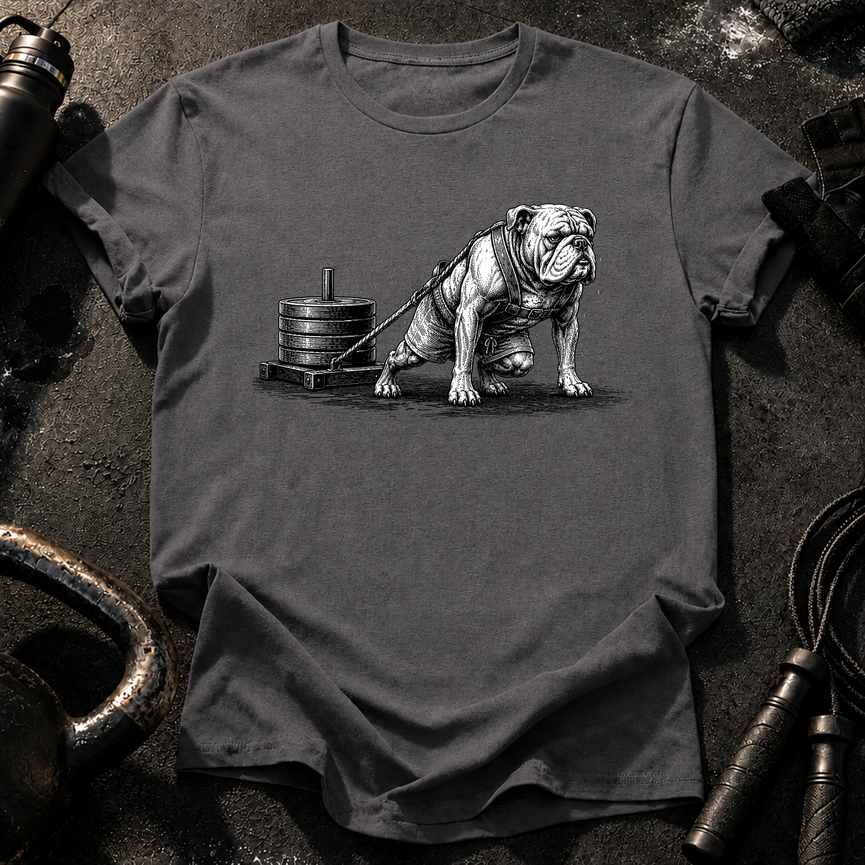 Bulldog Sled Pull T-Shirt