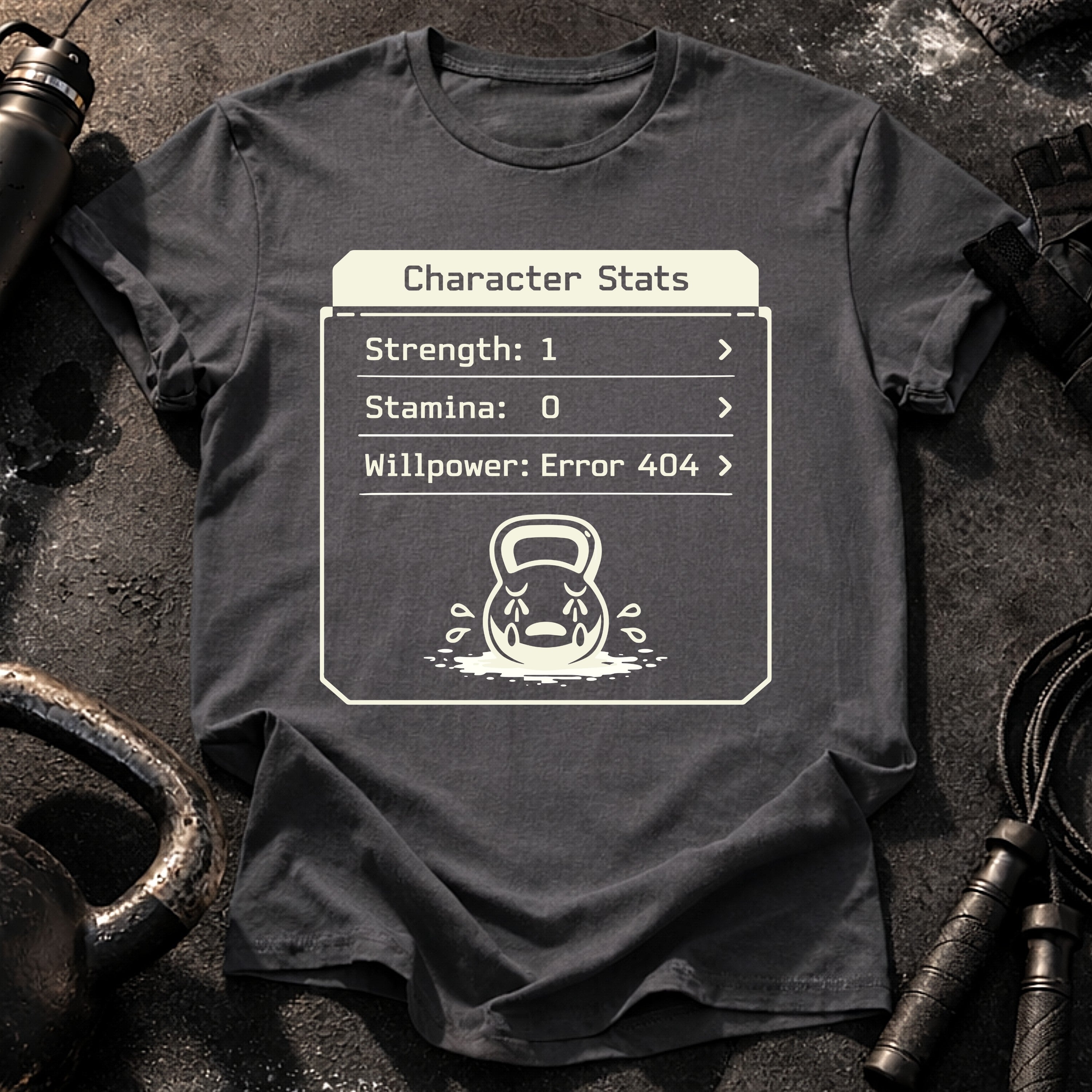 Character Stats Gym T-Shirt