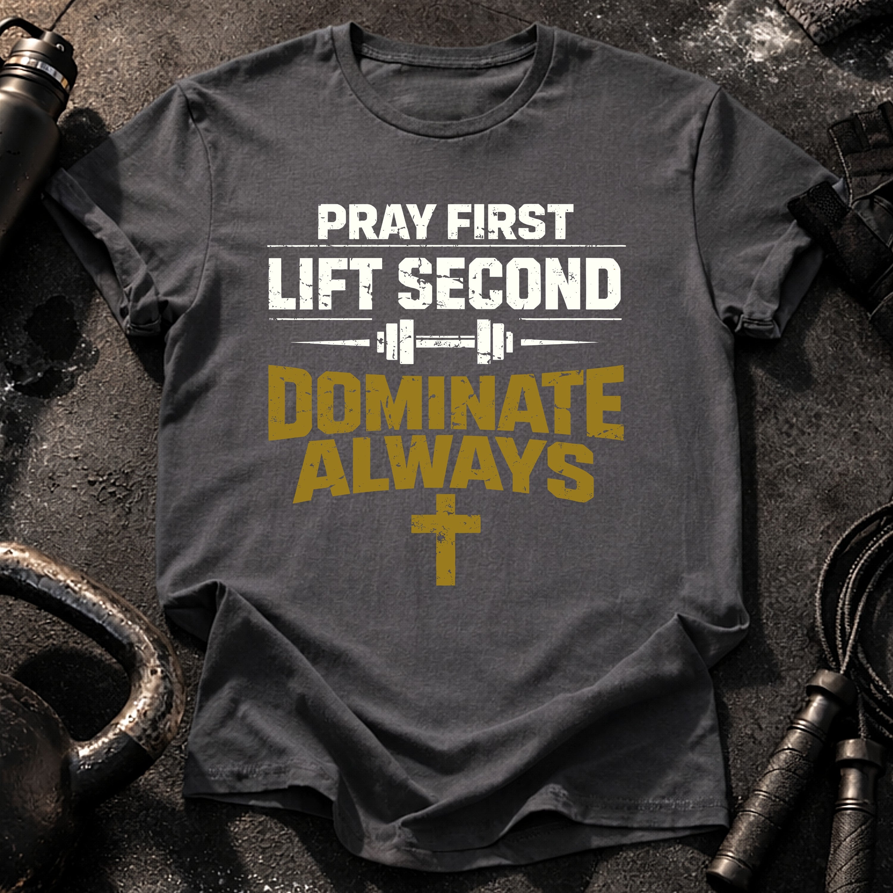 Pray First Lift Second T-Shirt