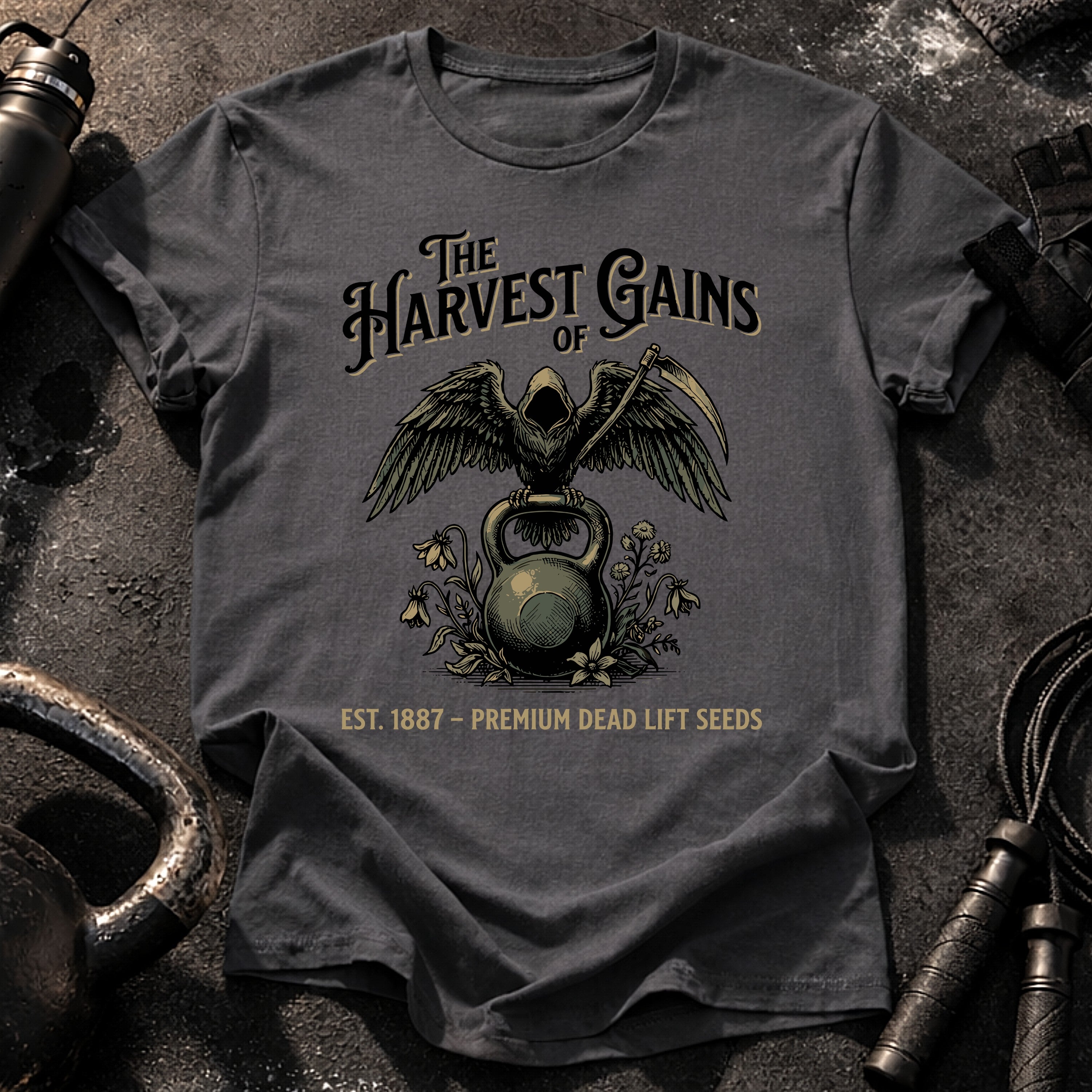 Harvest Gains Gothic T-Shirt