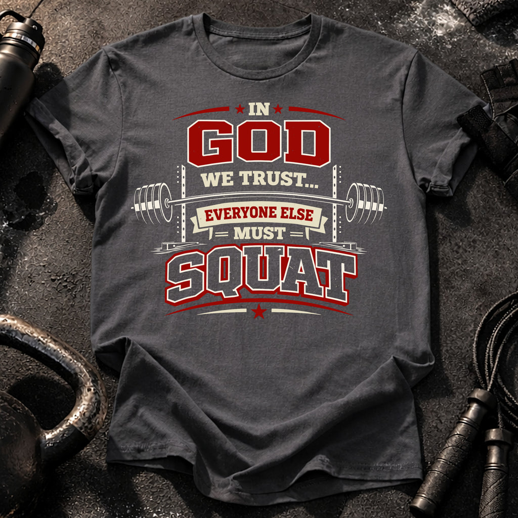 In God We Trust Squat T-Shirt