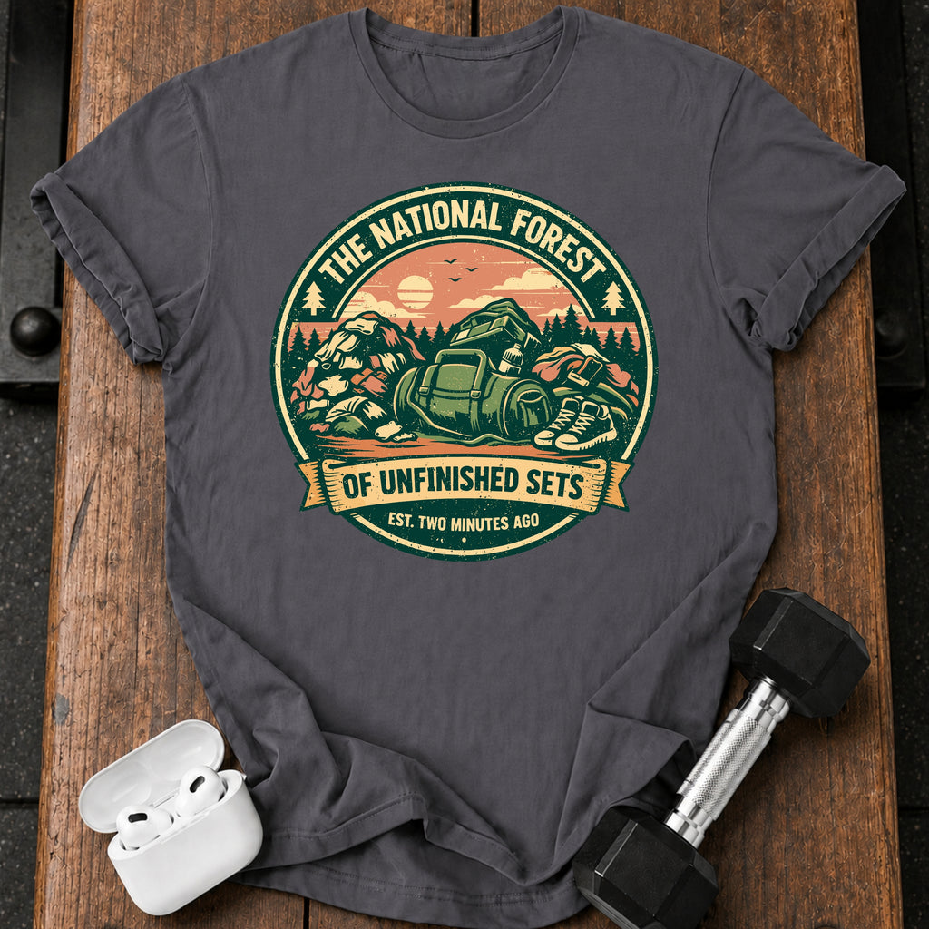 Unfinished Sets Gym T-Shirt