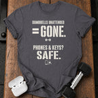Dumbbells Unattended T-Shirts