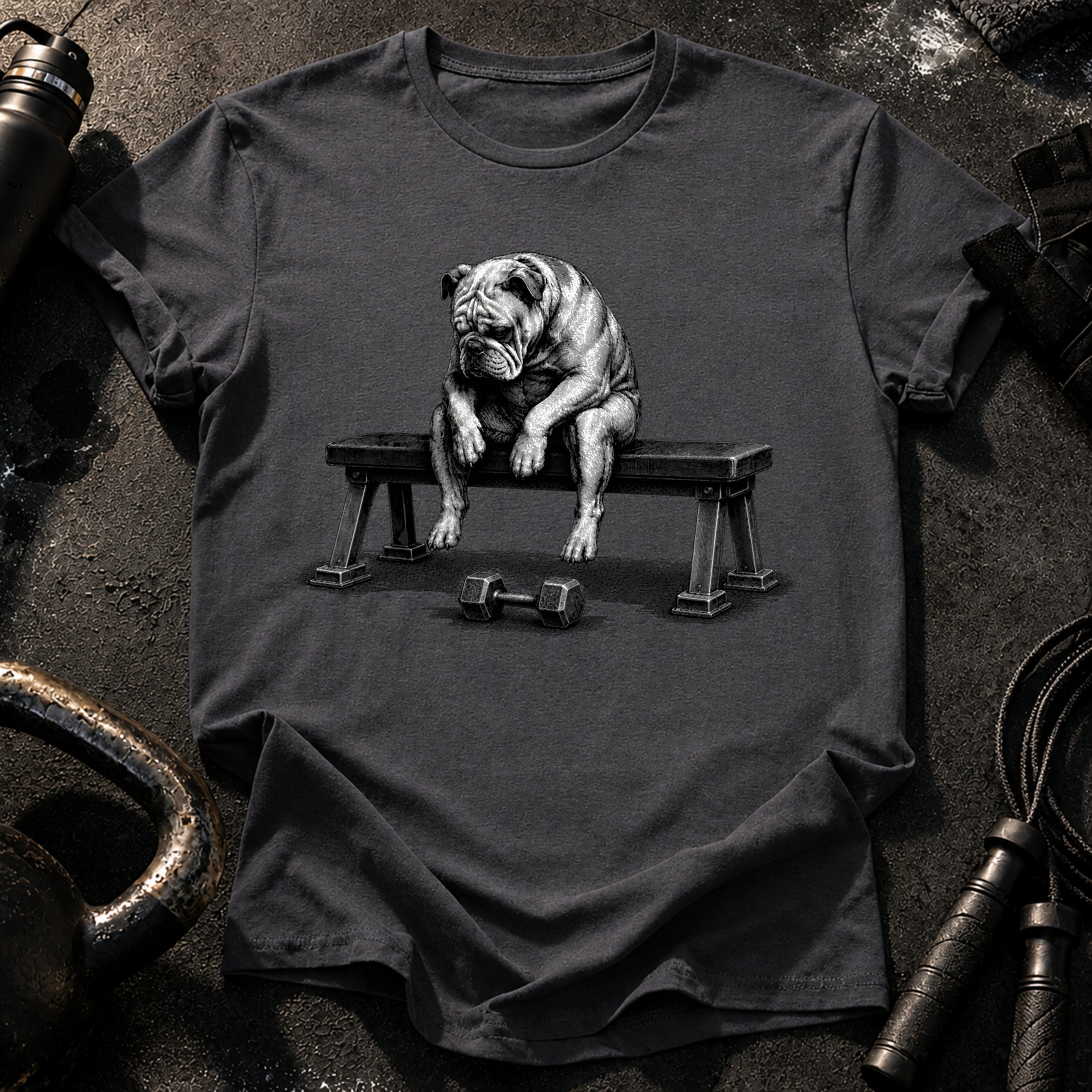 Bulldog Pre-Set Bench Sit T-Shirt