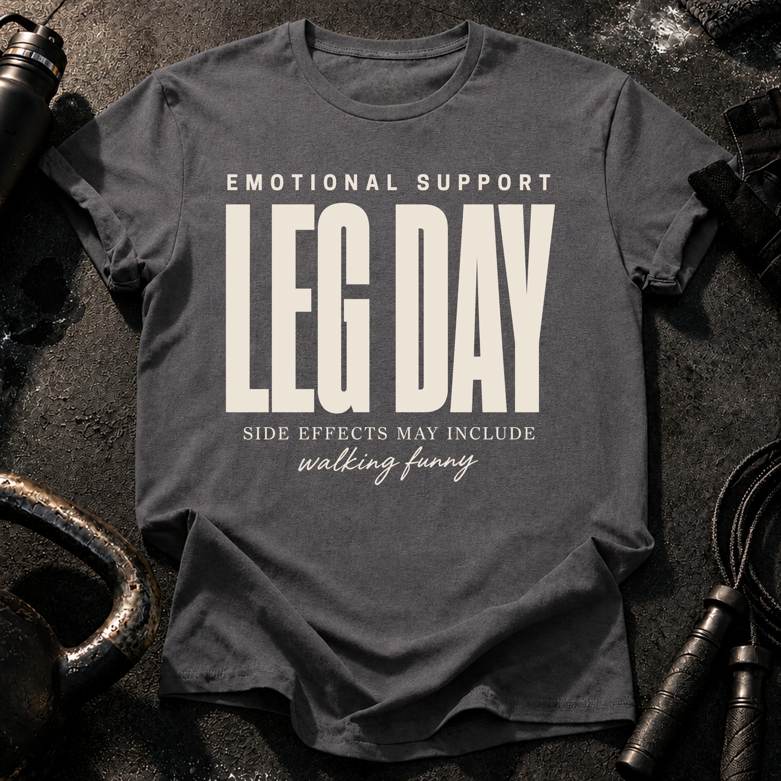 Emotional Support Leg Day T-Shirt