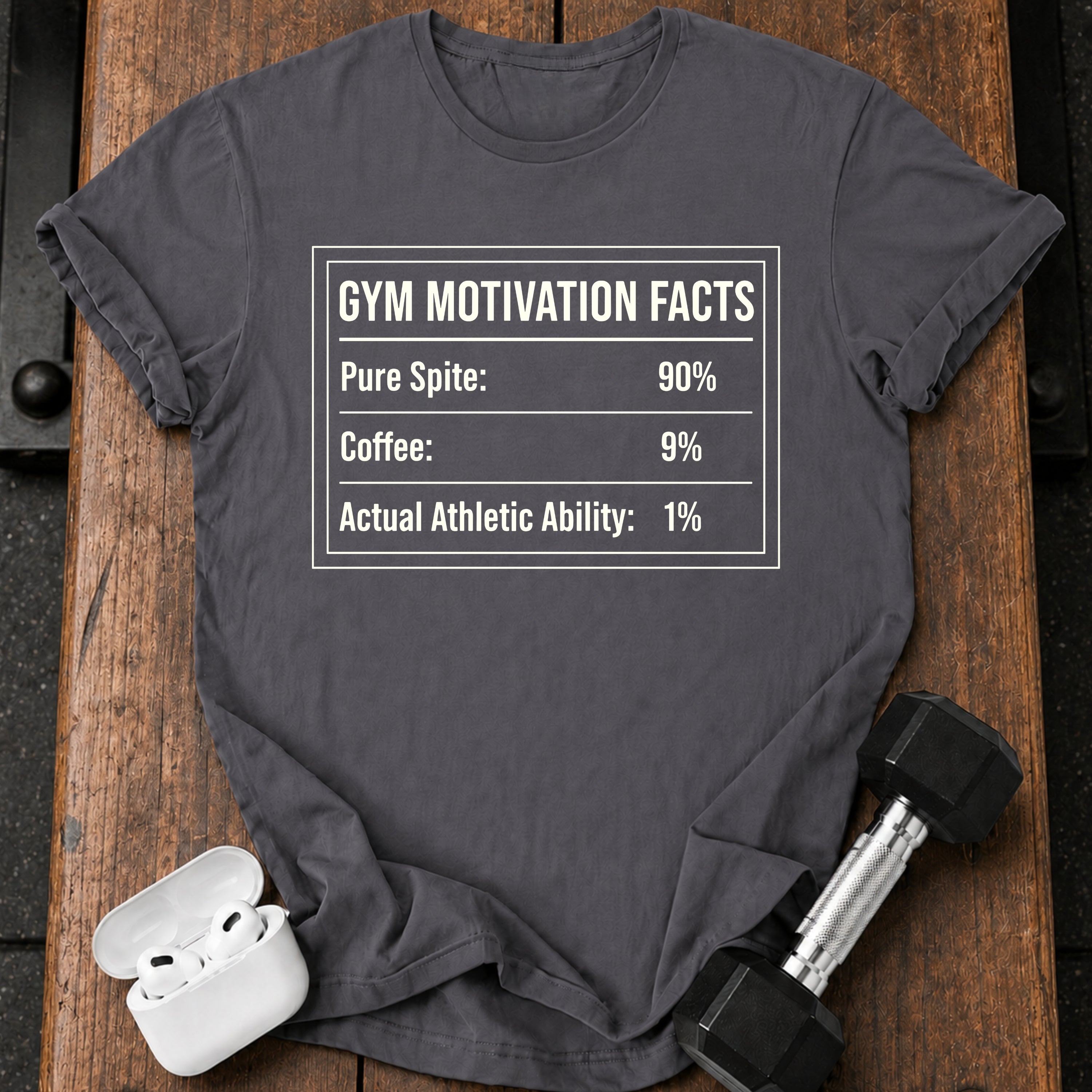Motivation Facts Gym T-Shirt
