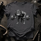 Wolf Barbell Row T-Shirt