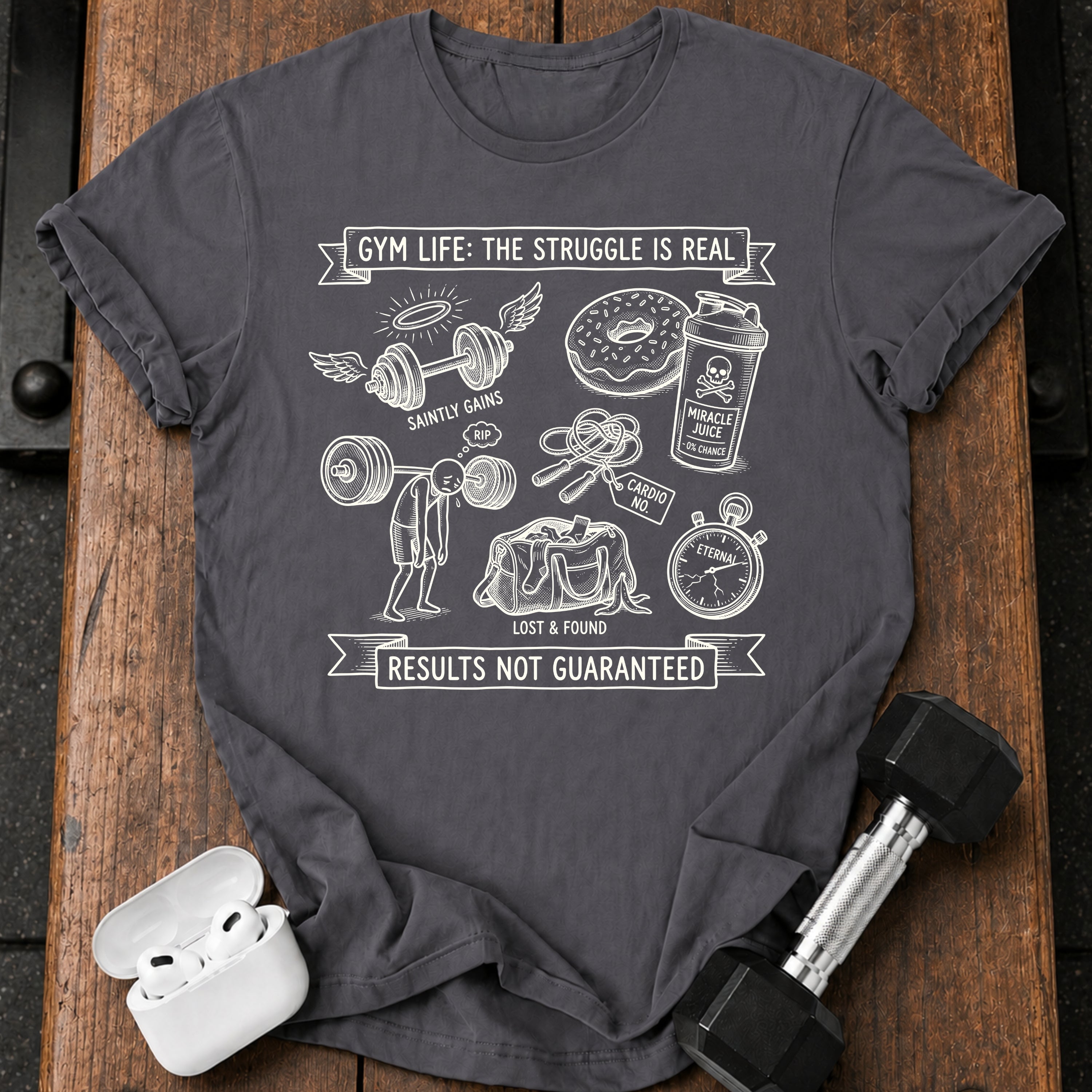 Gym Struggle Is Real T-Shirt