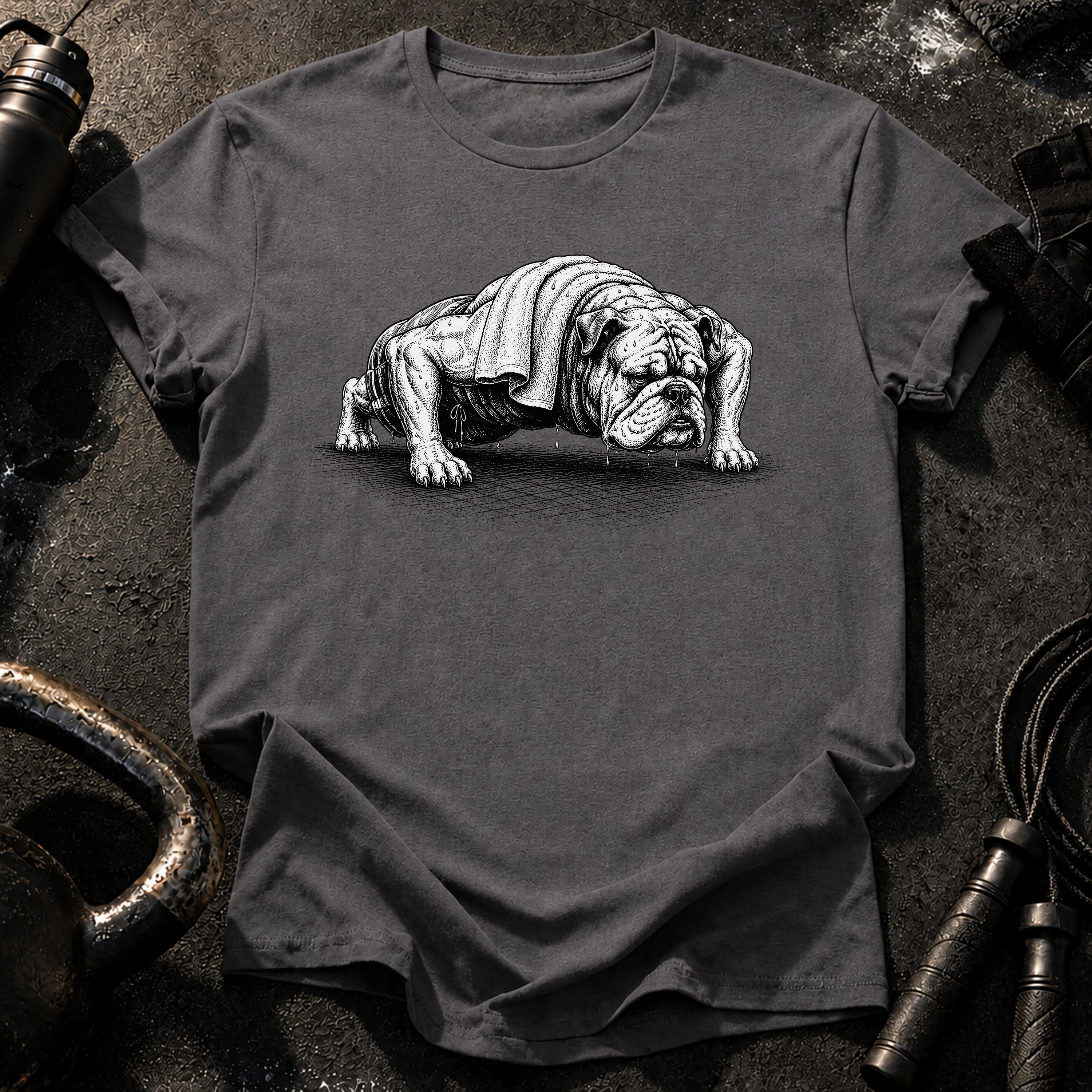 Bulldog Push Up T-Shirt