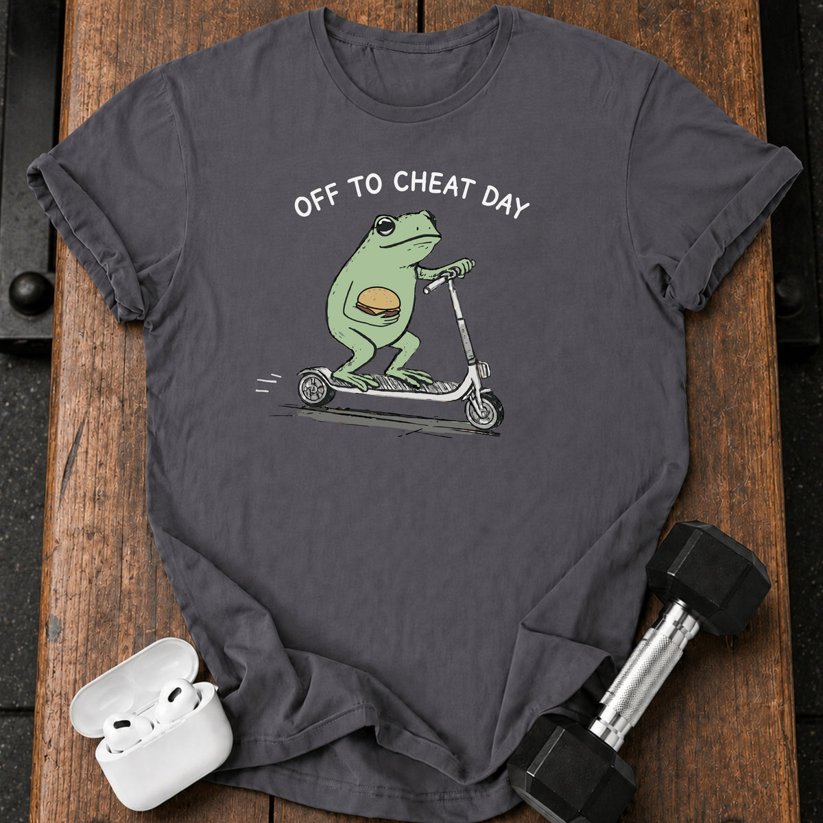 Off to Cheat Day Frog T-Shirt