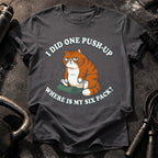 One Push Up Cat T-Shirt