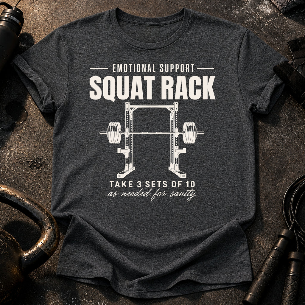 Emotional Support Squat Rack T-Shirt