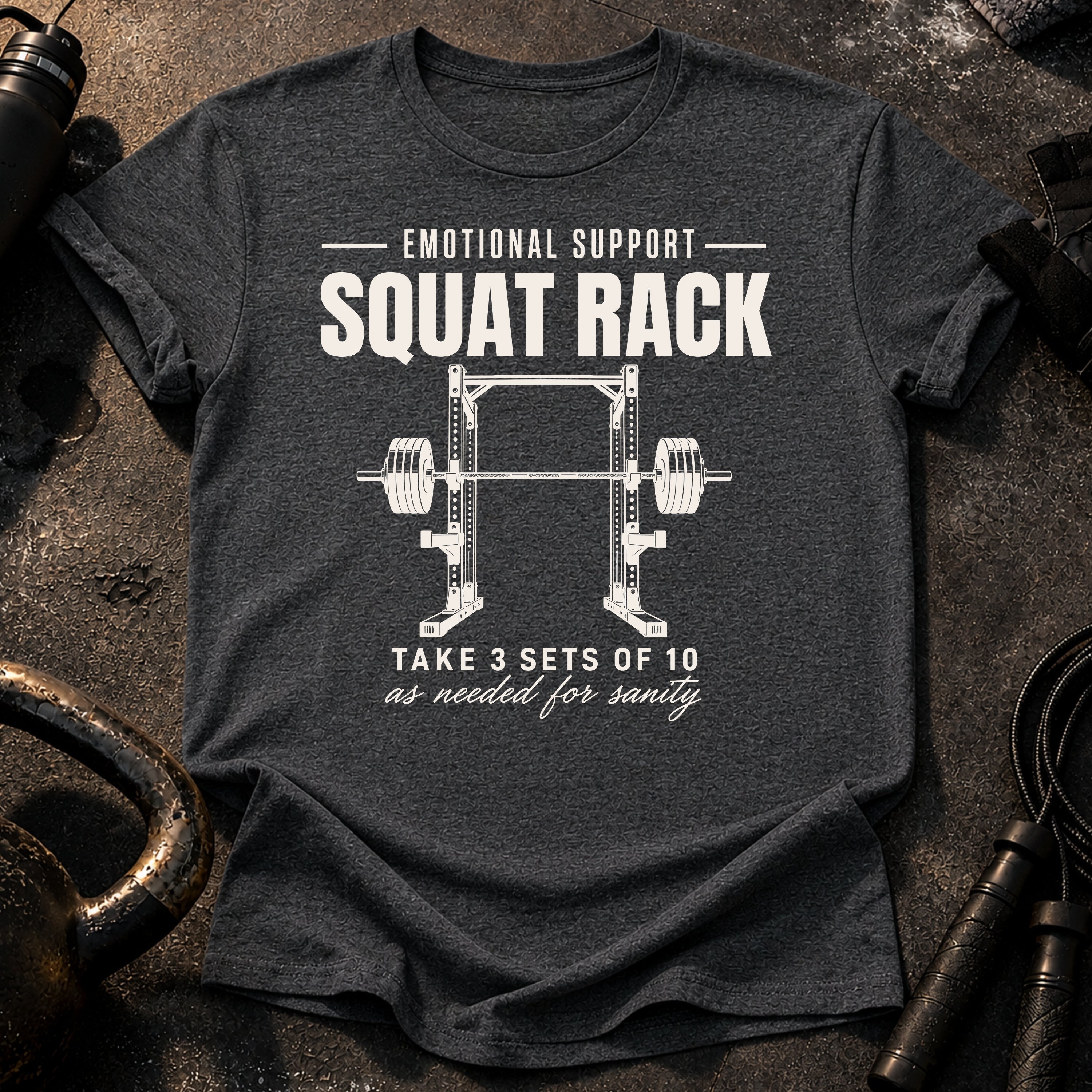 Emotional Support Squat Rack T-Shirt