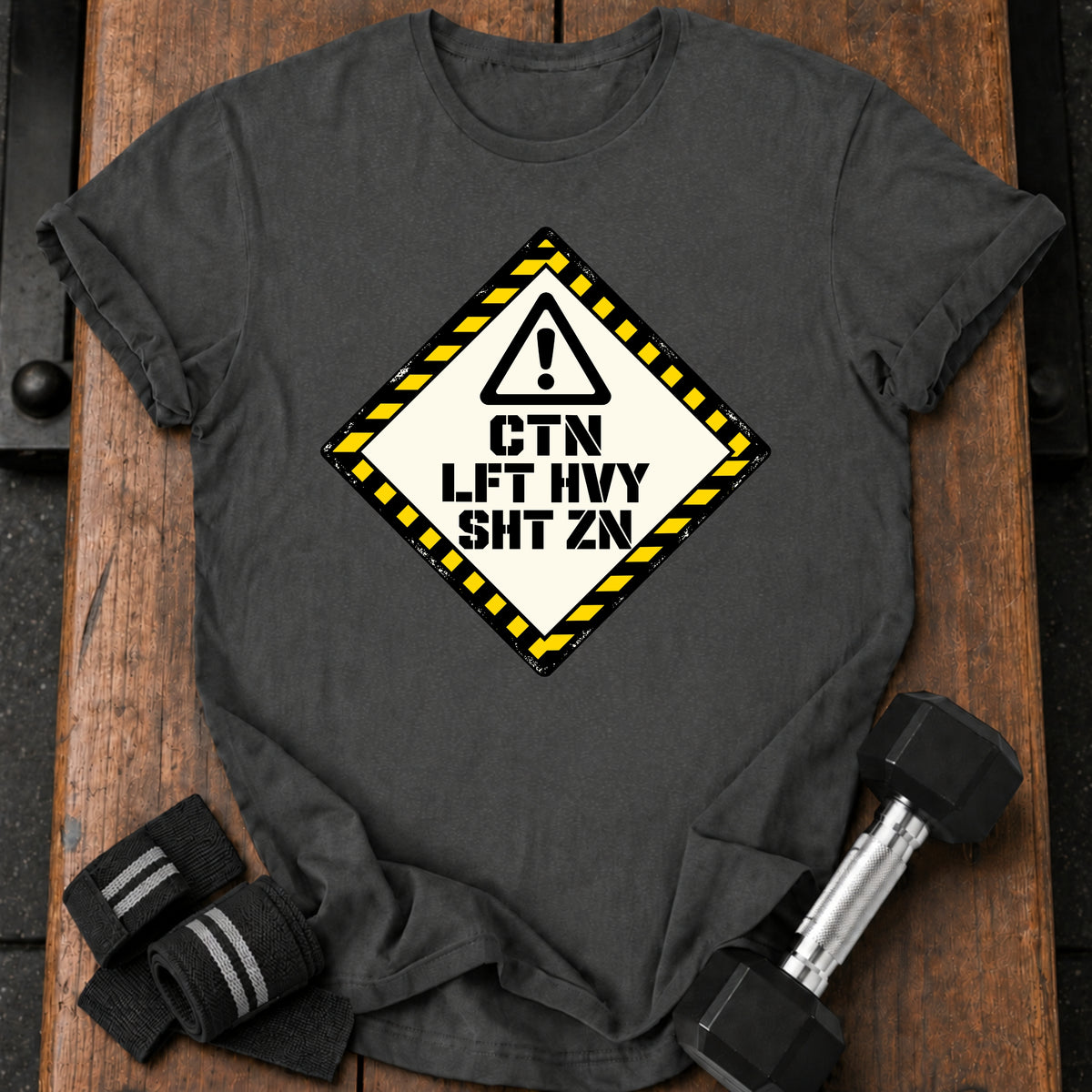 Lift Heavy Warning T-shirt