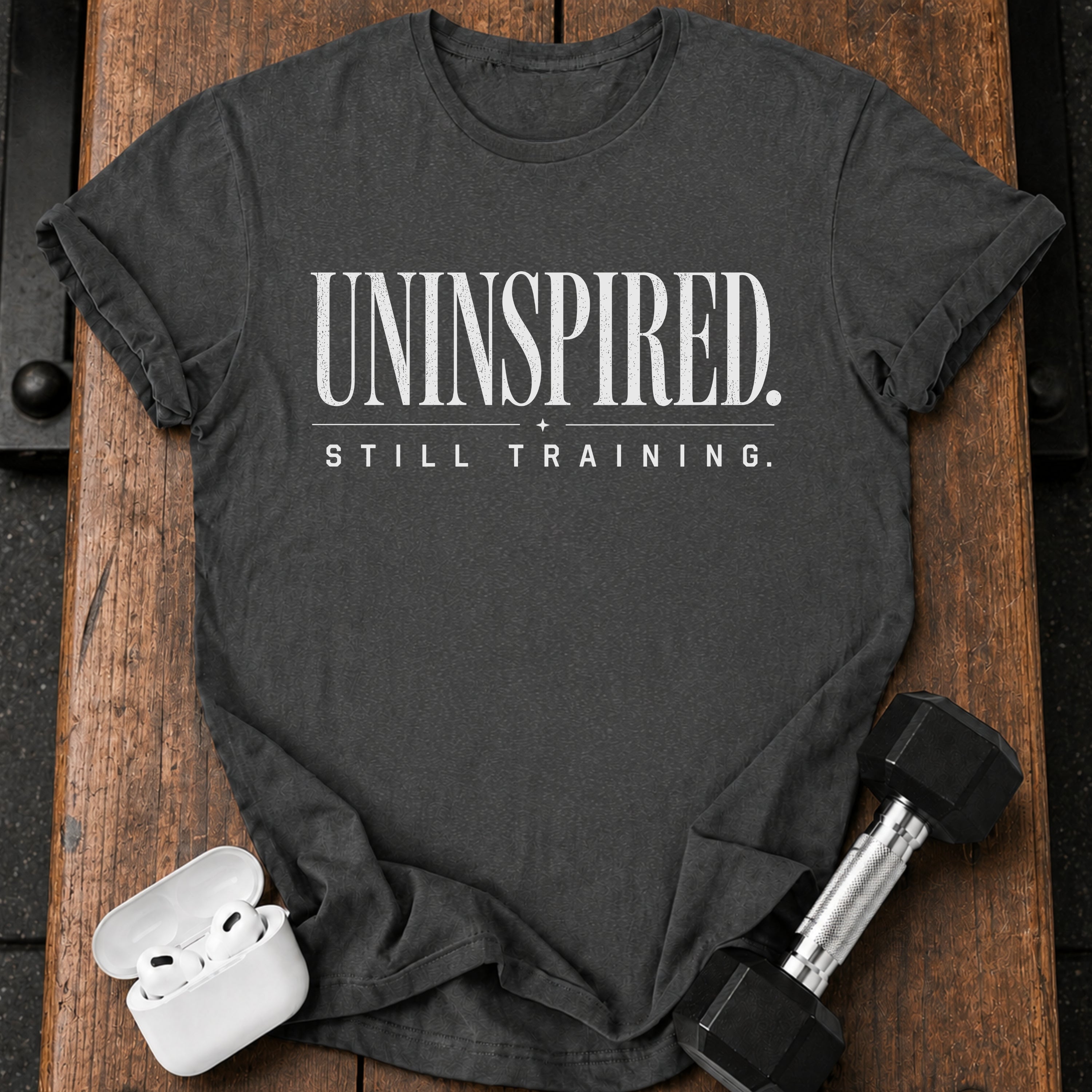 Uninspired Still Training T-Shirt