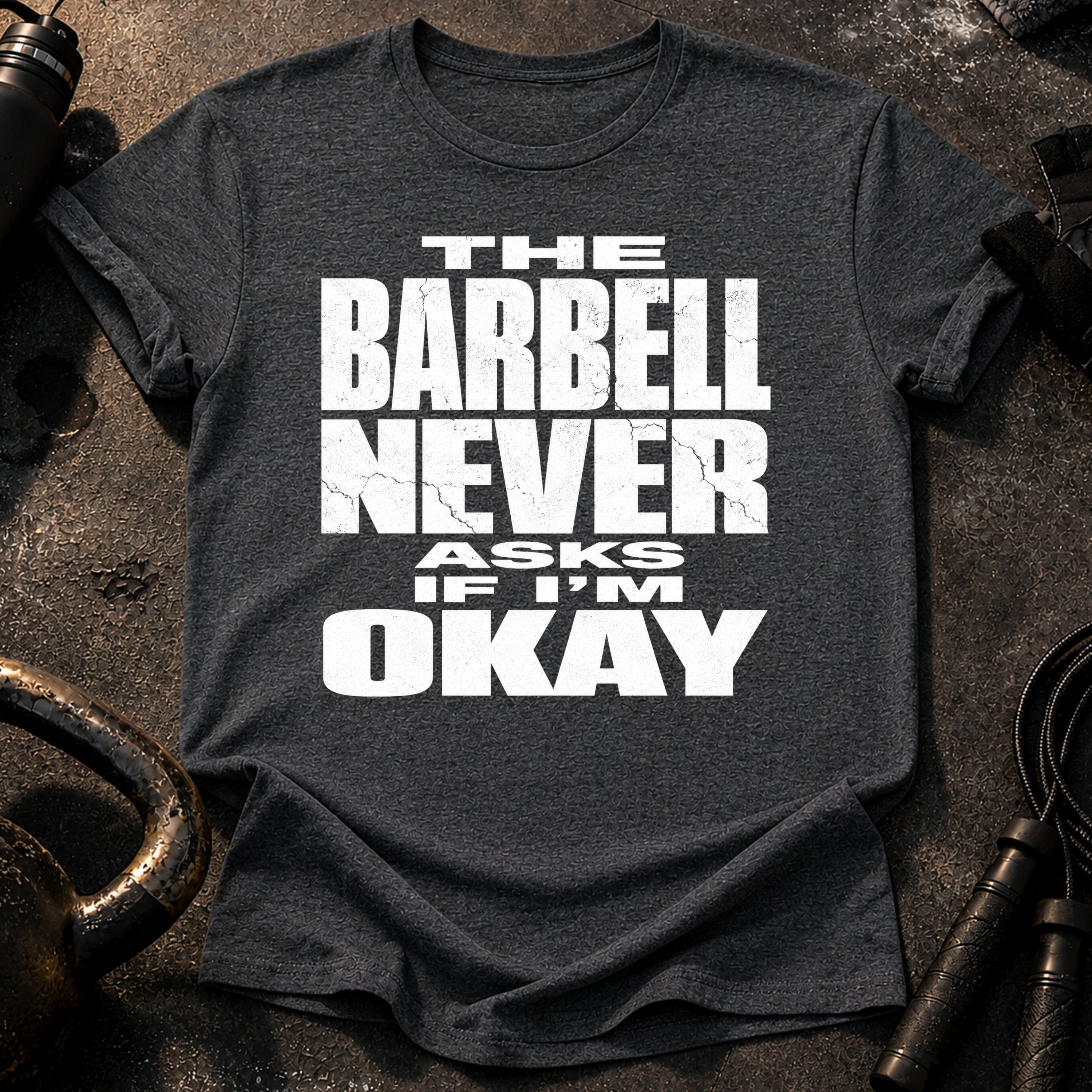 Barbell Never Asks T-Shirt