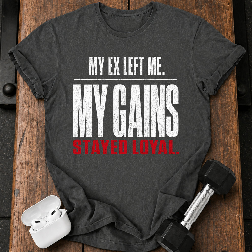 Ex Left Gains Stayed T-Shirt