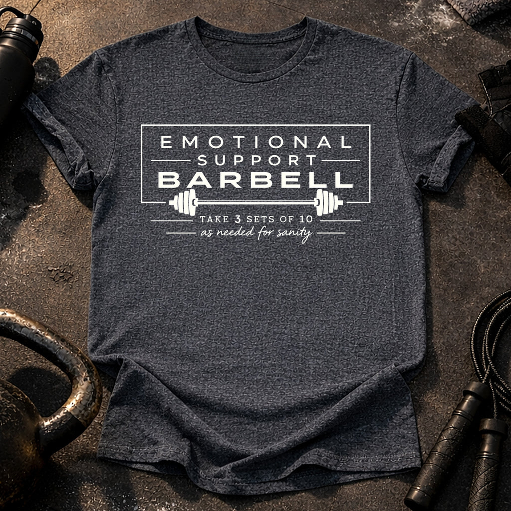 Emotional Support Barbell T-Shirt