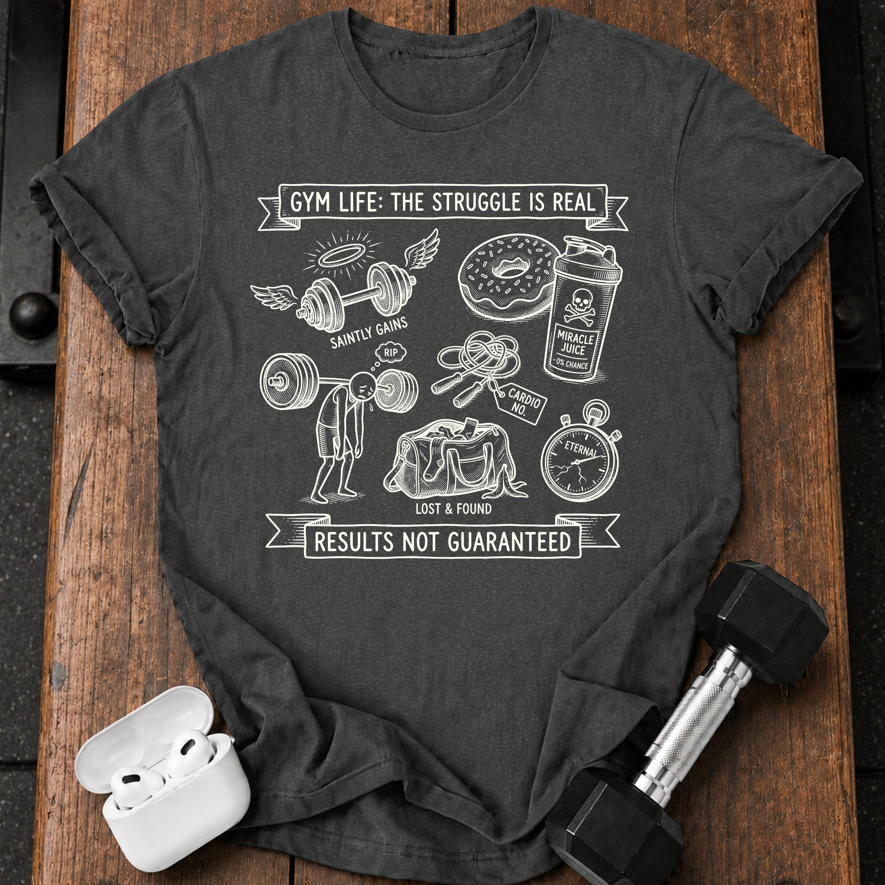 Gym Struggle Is Real T-Shirt