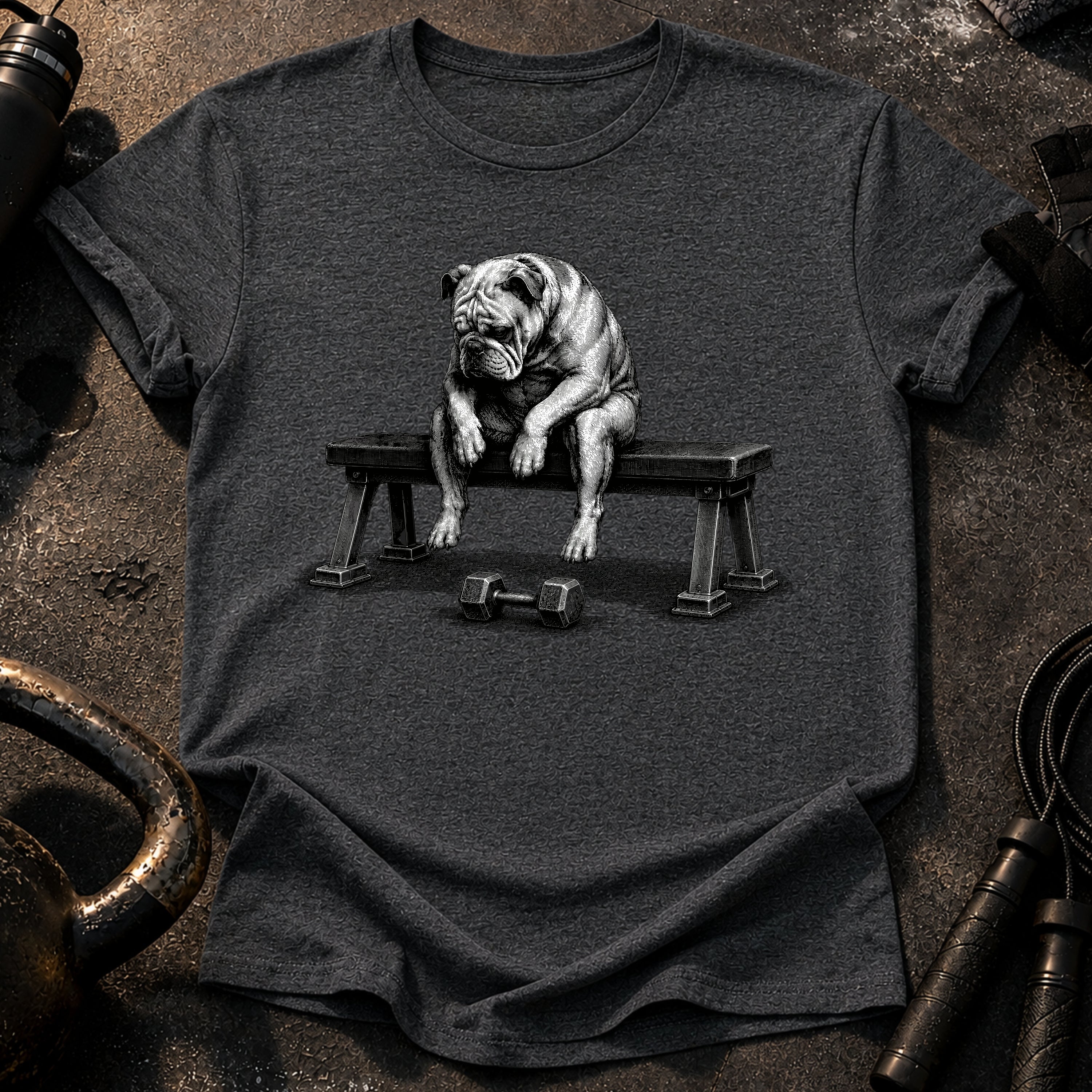 Bulldog Pre-Set Bench Sit T-Shirt