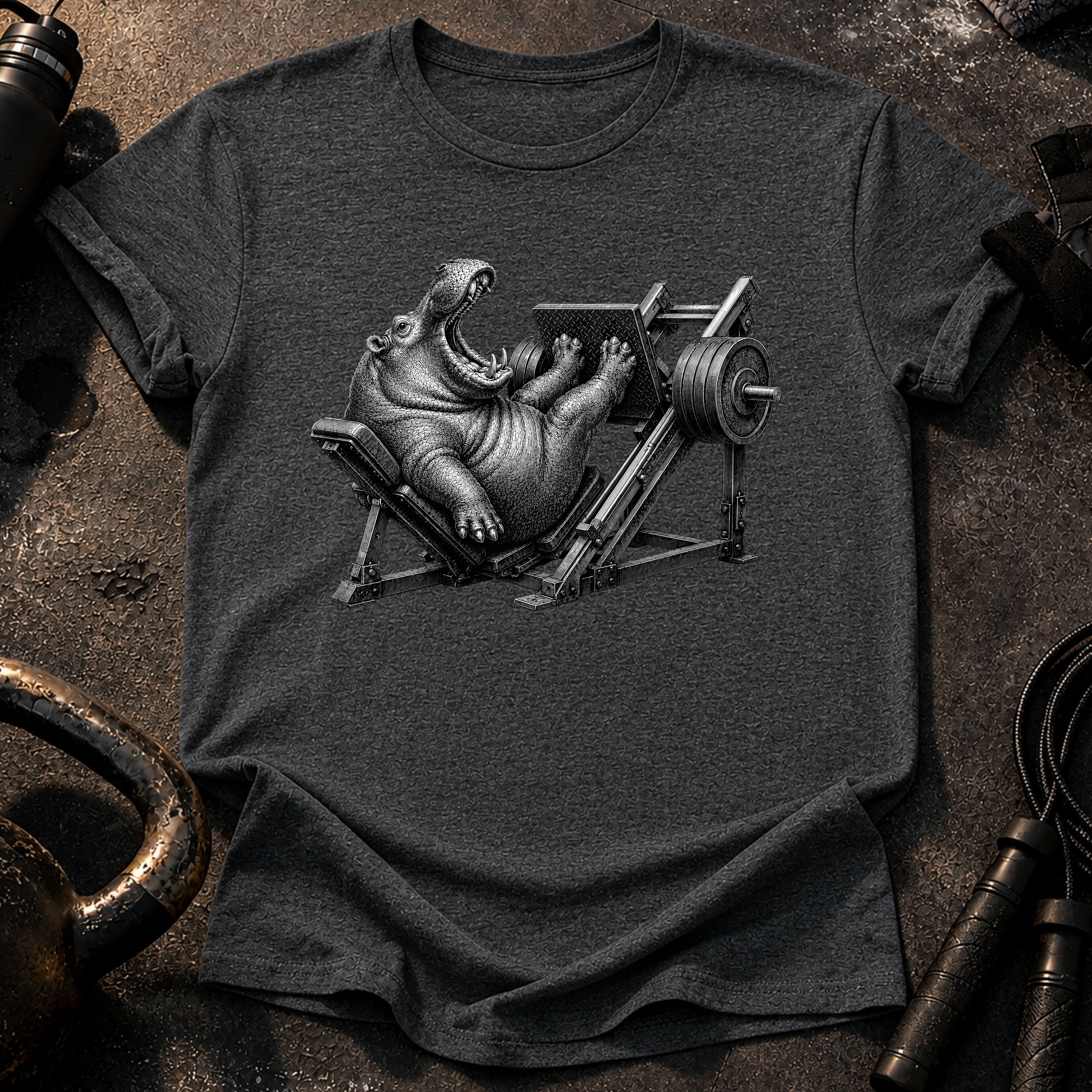 Hippo Leg Press T-Shirt