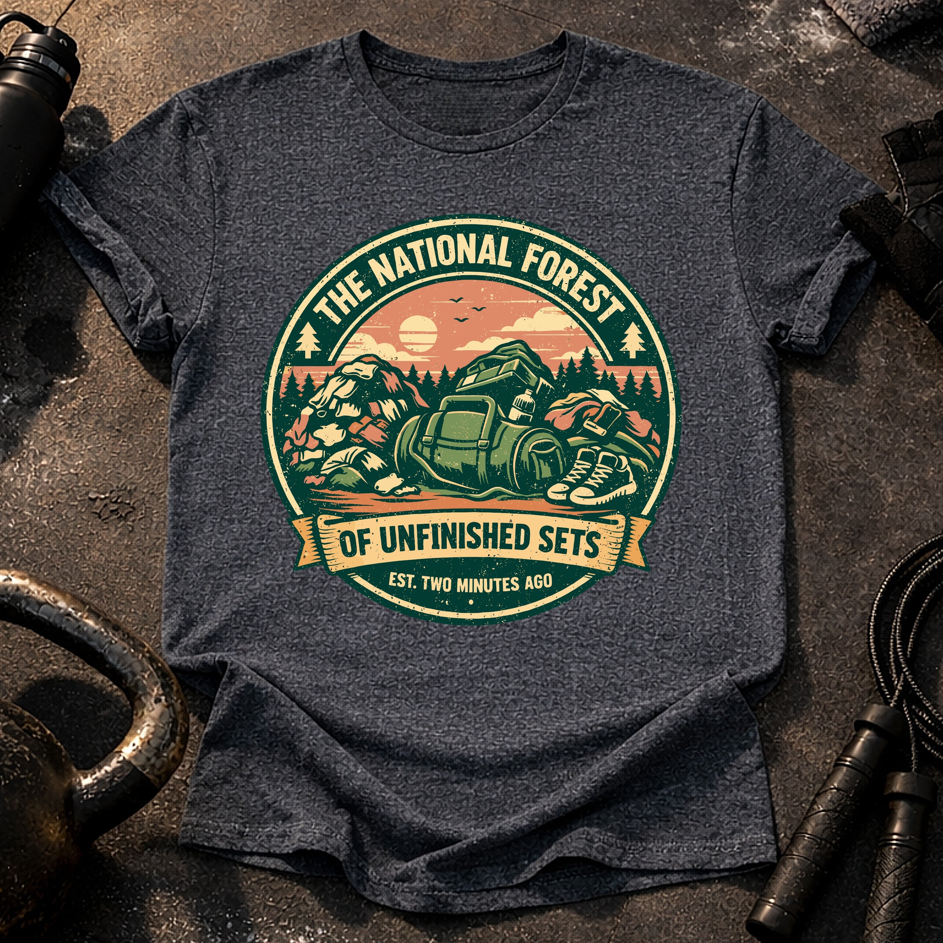 Unfinished Sets Gym T-Shirt