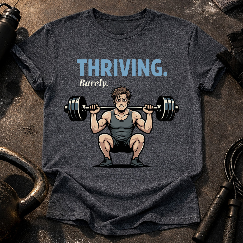 Thriving Barely Funny T-Shirt