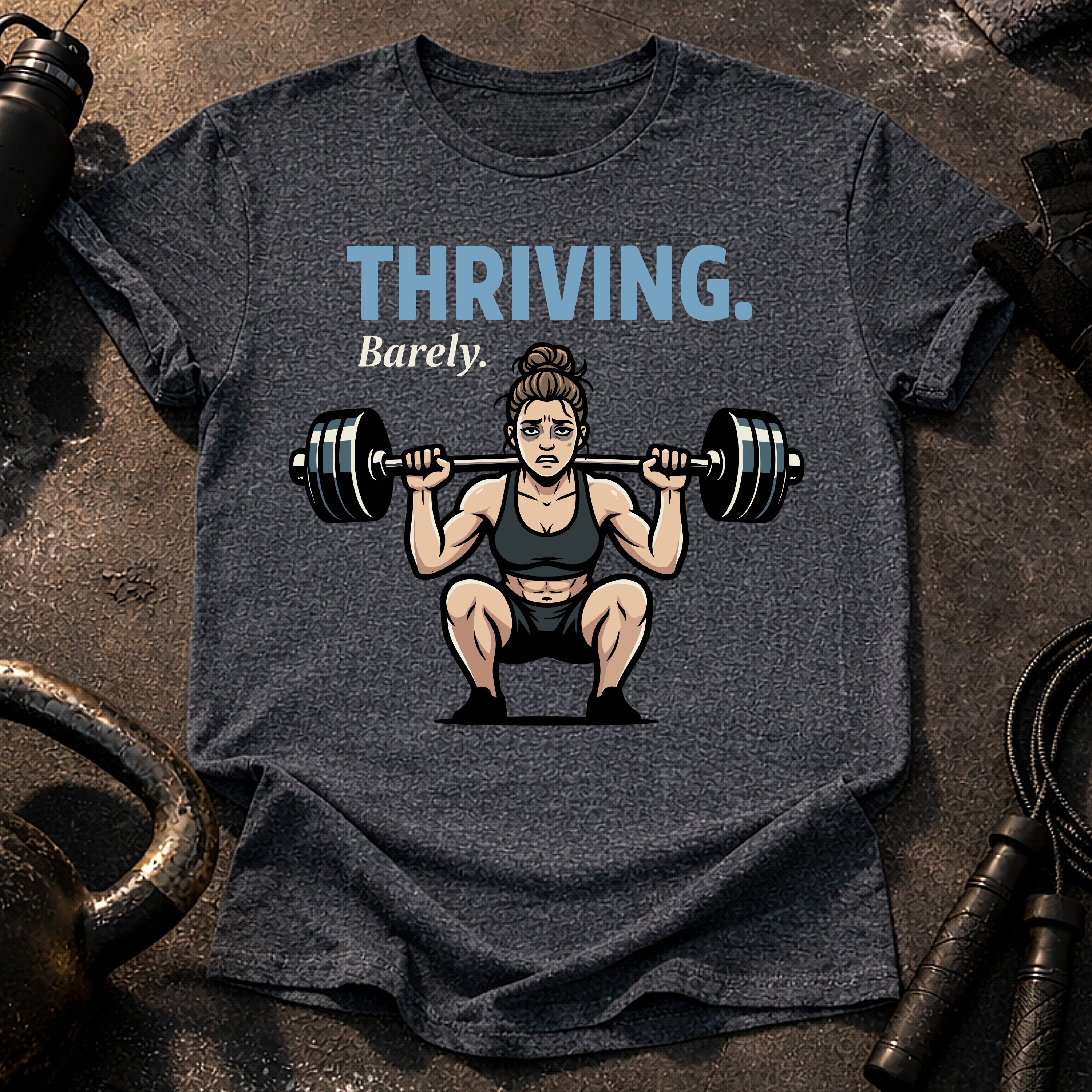 Thriving Barely Gym T-Shirt
