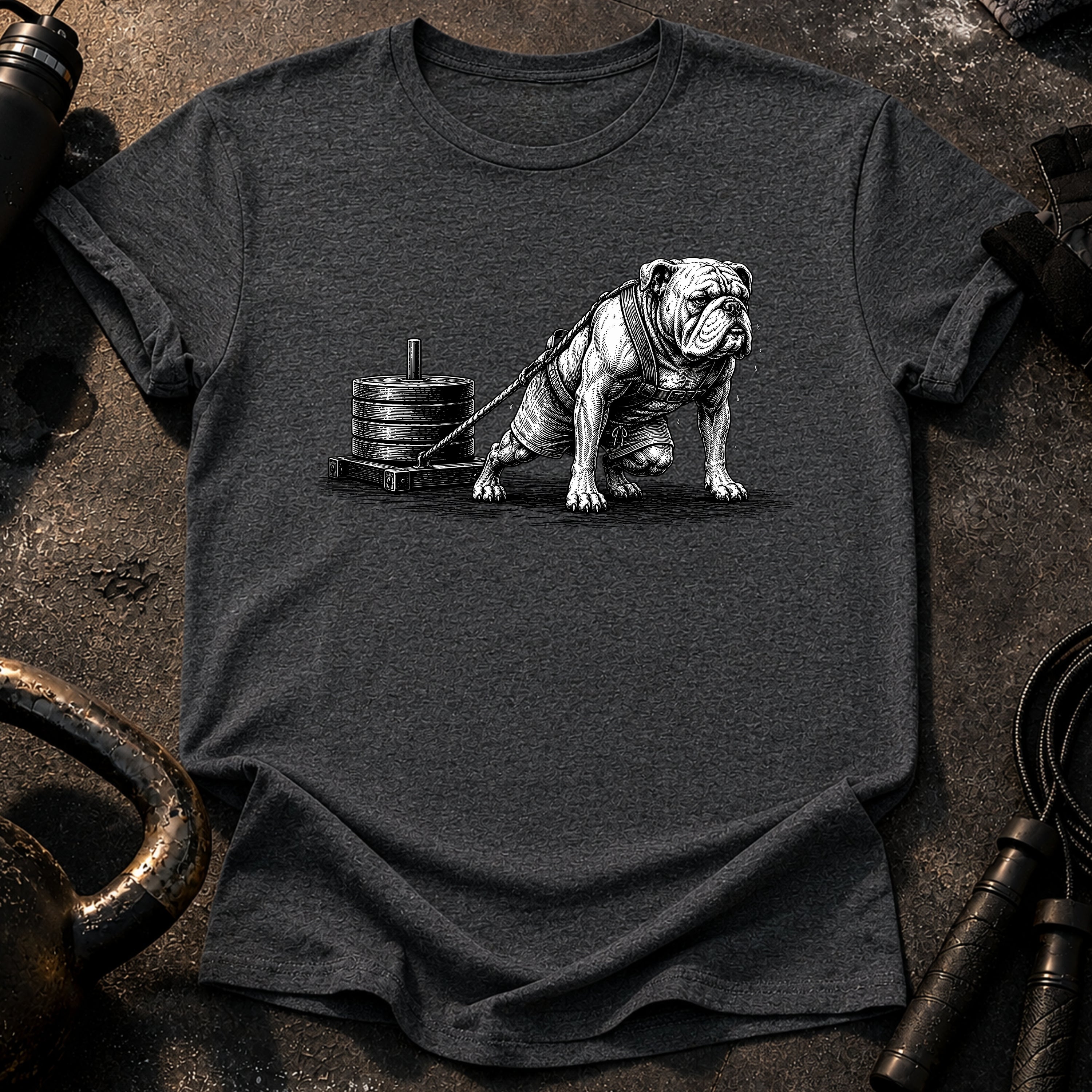 Bulldog Sled Pull T-Shirt