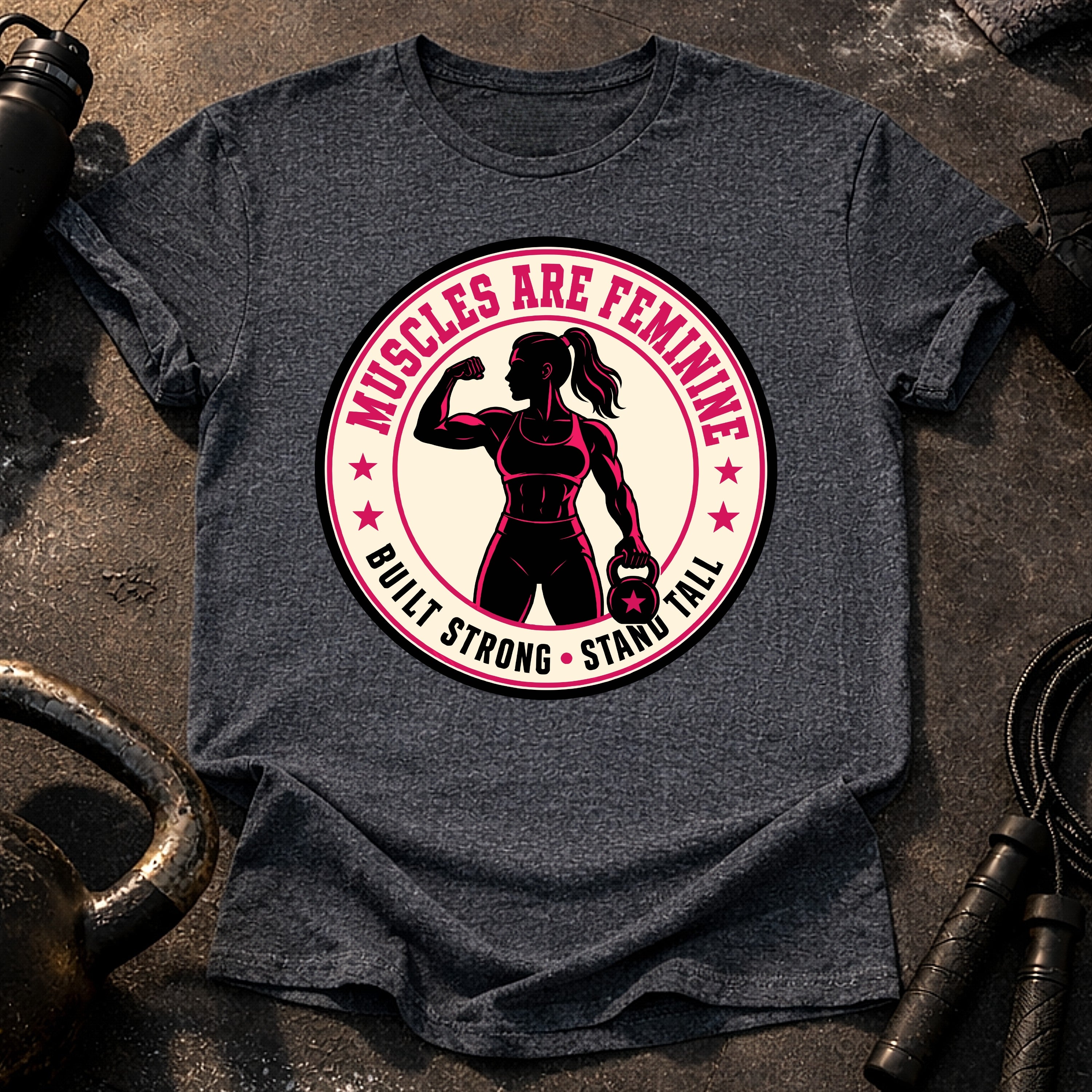 Muscles Are Feminine T-Shirt