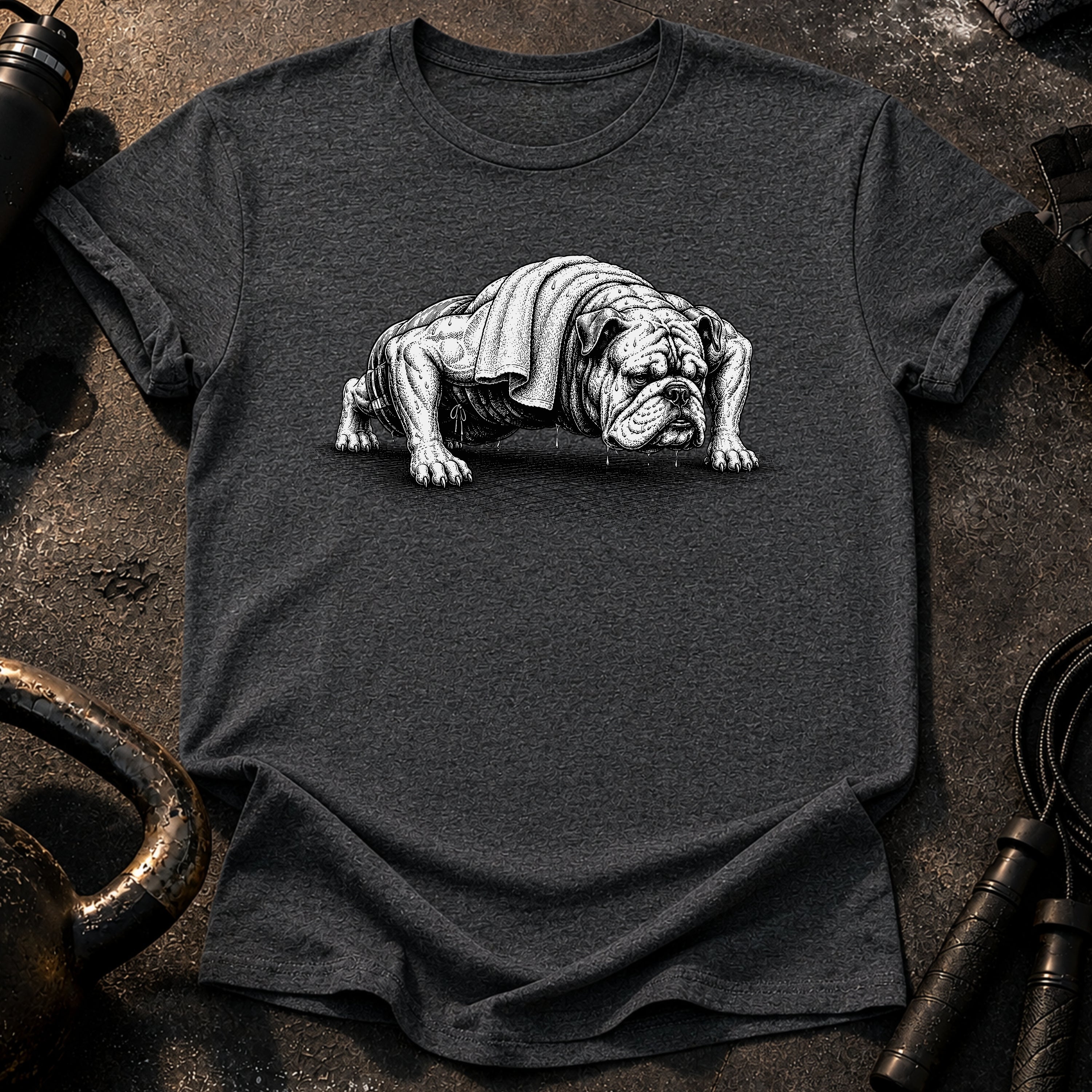 Bulldog Push Up T-Shirt