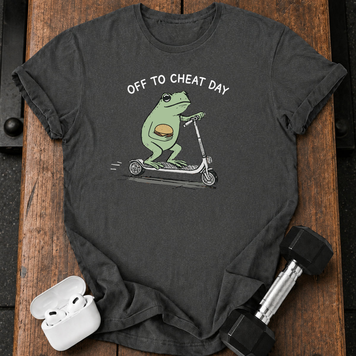 Off to Cheat Day Frog T-Shirt