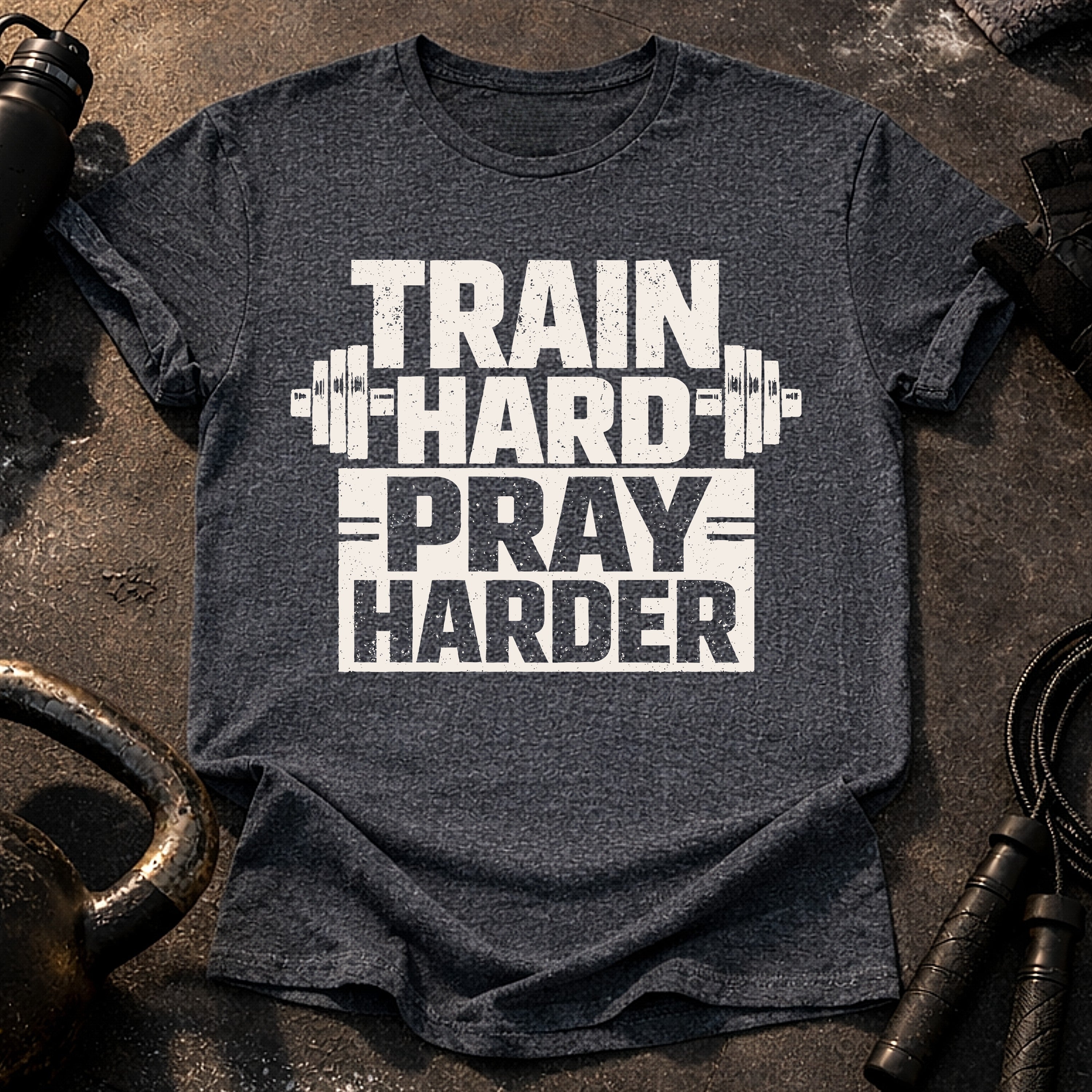 Train Hard Pray Harder T-Shirt