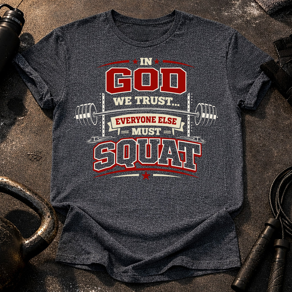 In God We Trust Squat T-Shirt