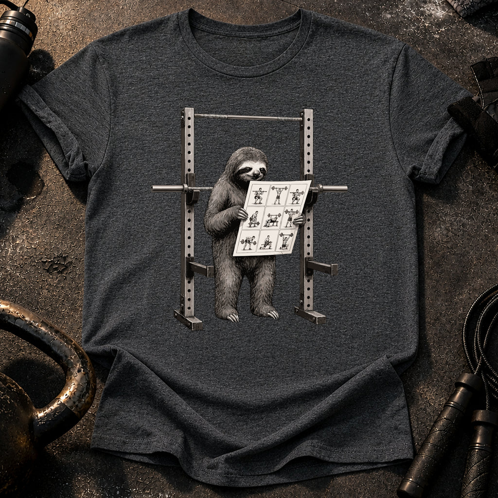 Sloth Workout Instructions T-Shirt