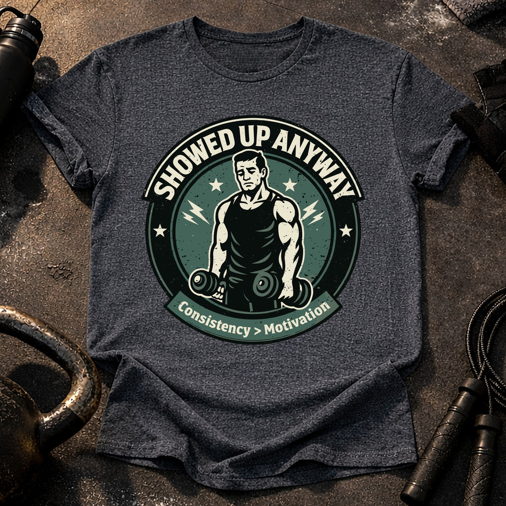Showed Up Anyway T-Shirt