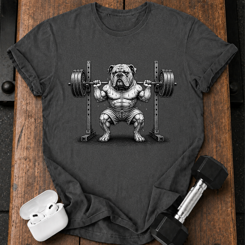 Bulldog Squat Rack T-Shirt