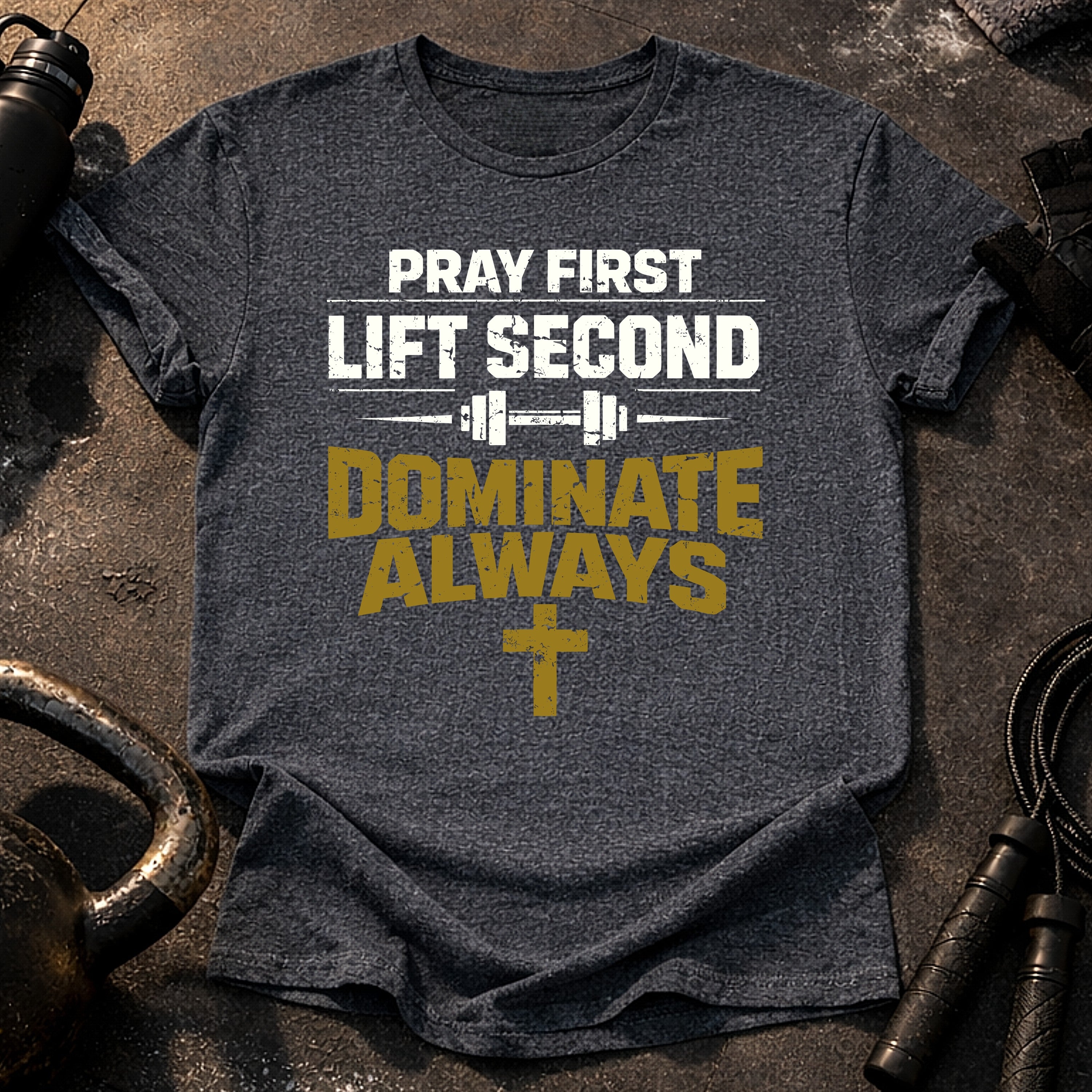 Pray First Lift Second T-Shirt