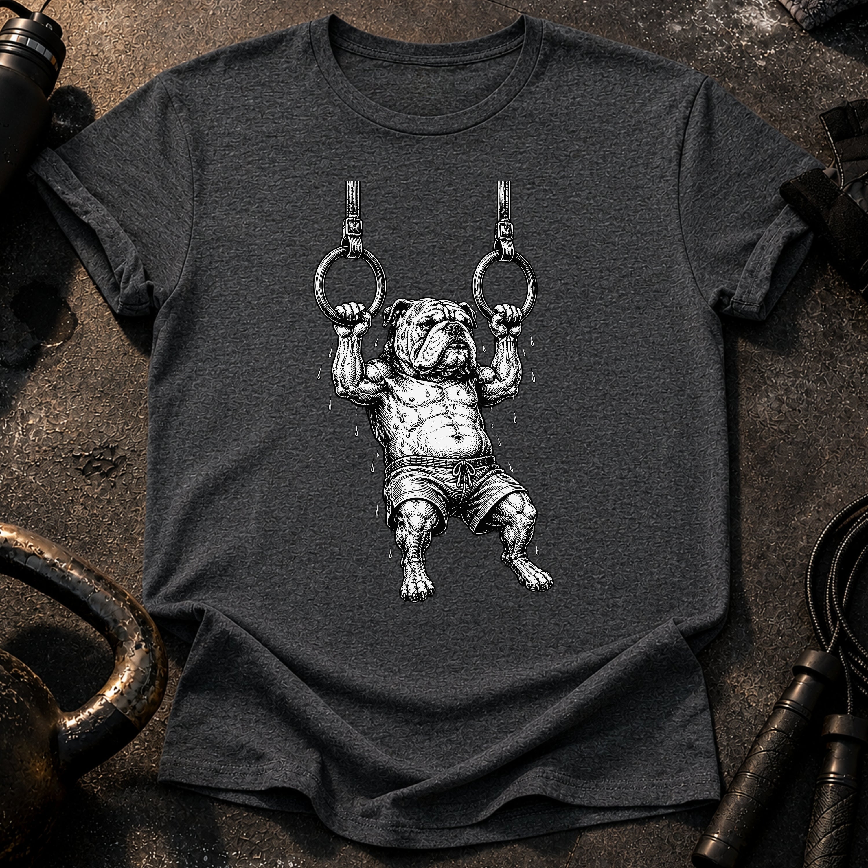 Bulldog Gym Rings T-Shirt
