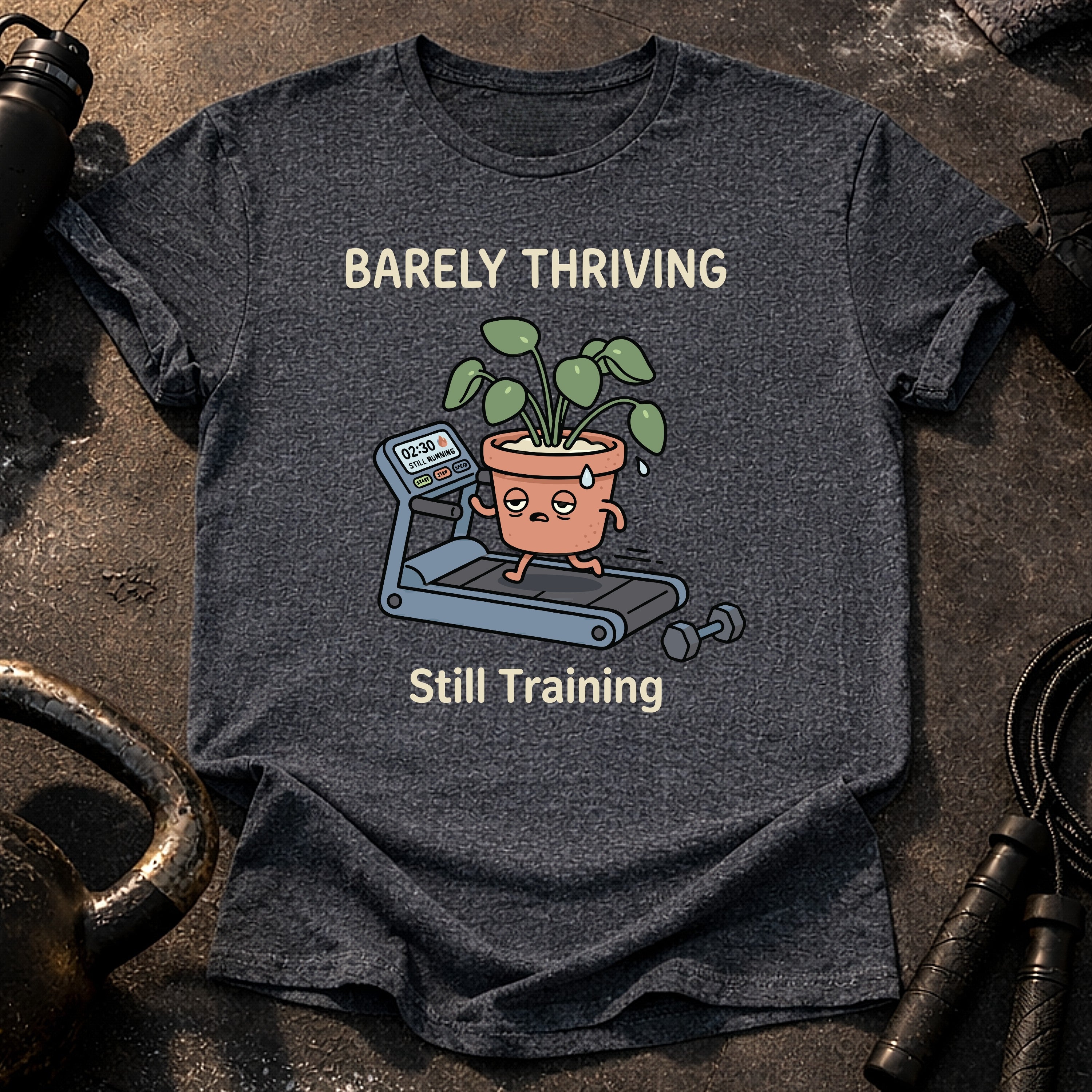 Barely Thriving Still Training T-Shirt