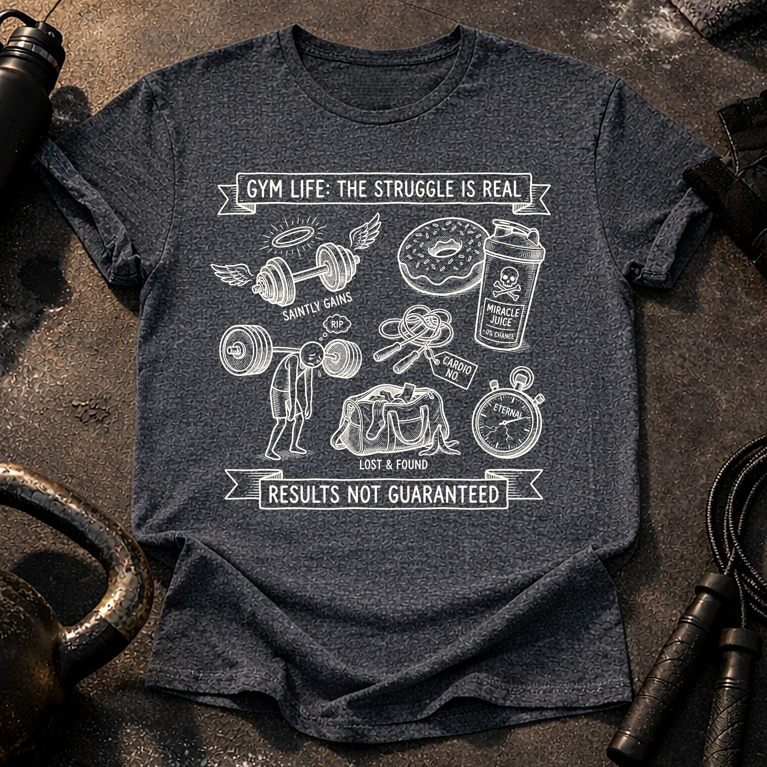 Gym Struggle Is Real T-Shirt