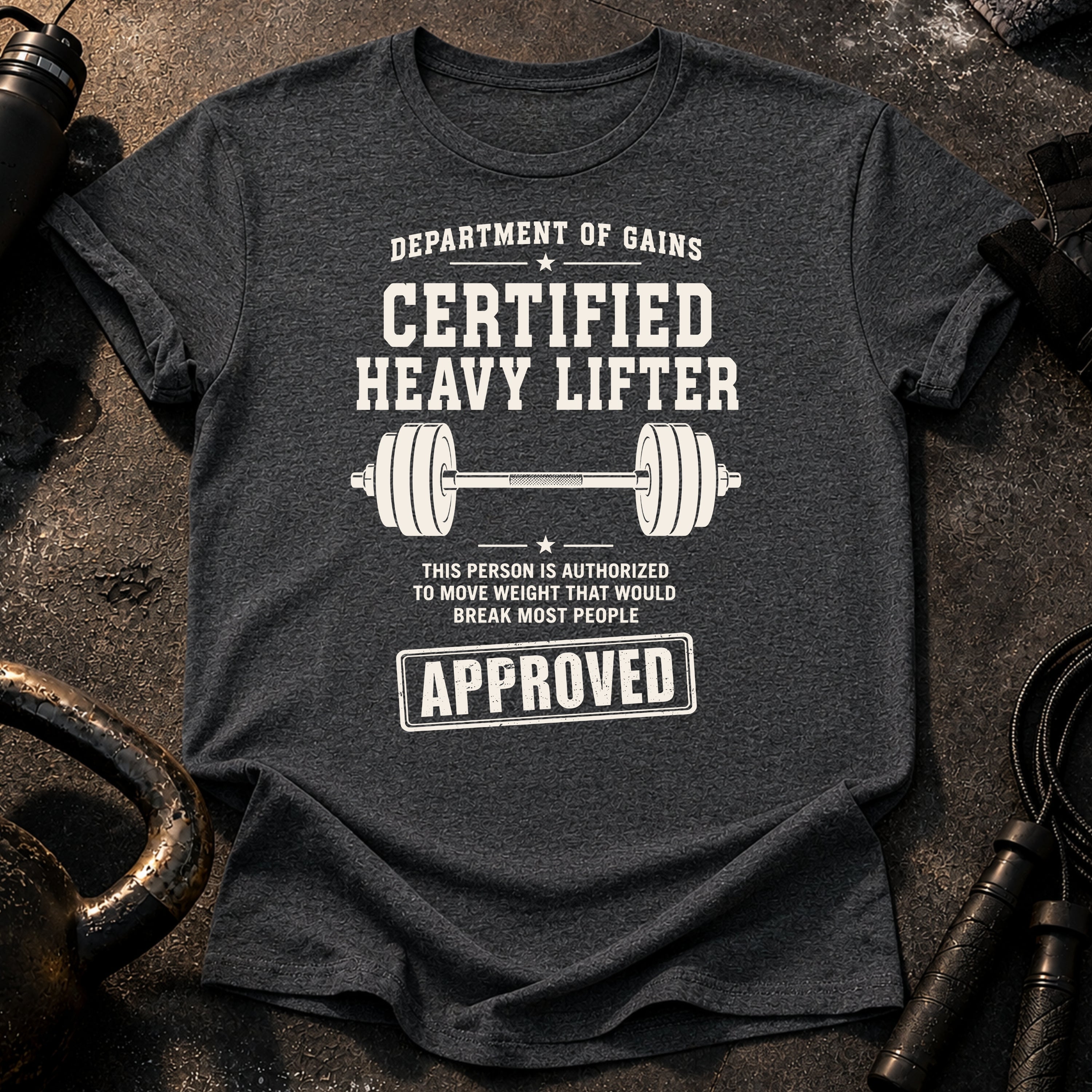 Certified Heavy Lifter T-Shirt