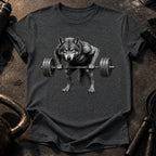 Wolf Barbell Row T-Shirt